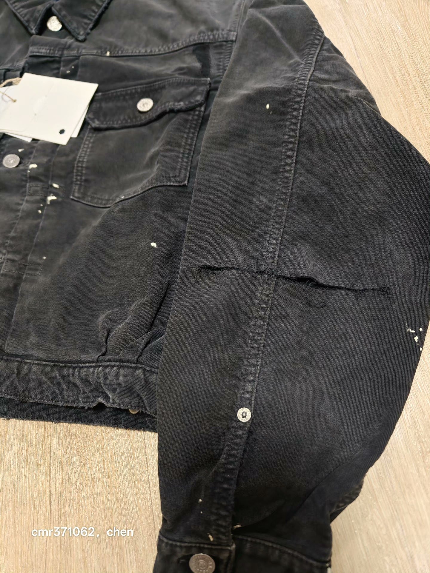 VISVIM 26 ICT 101X JKT G.CORDS CRASH — back