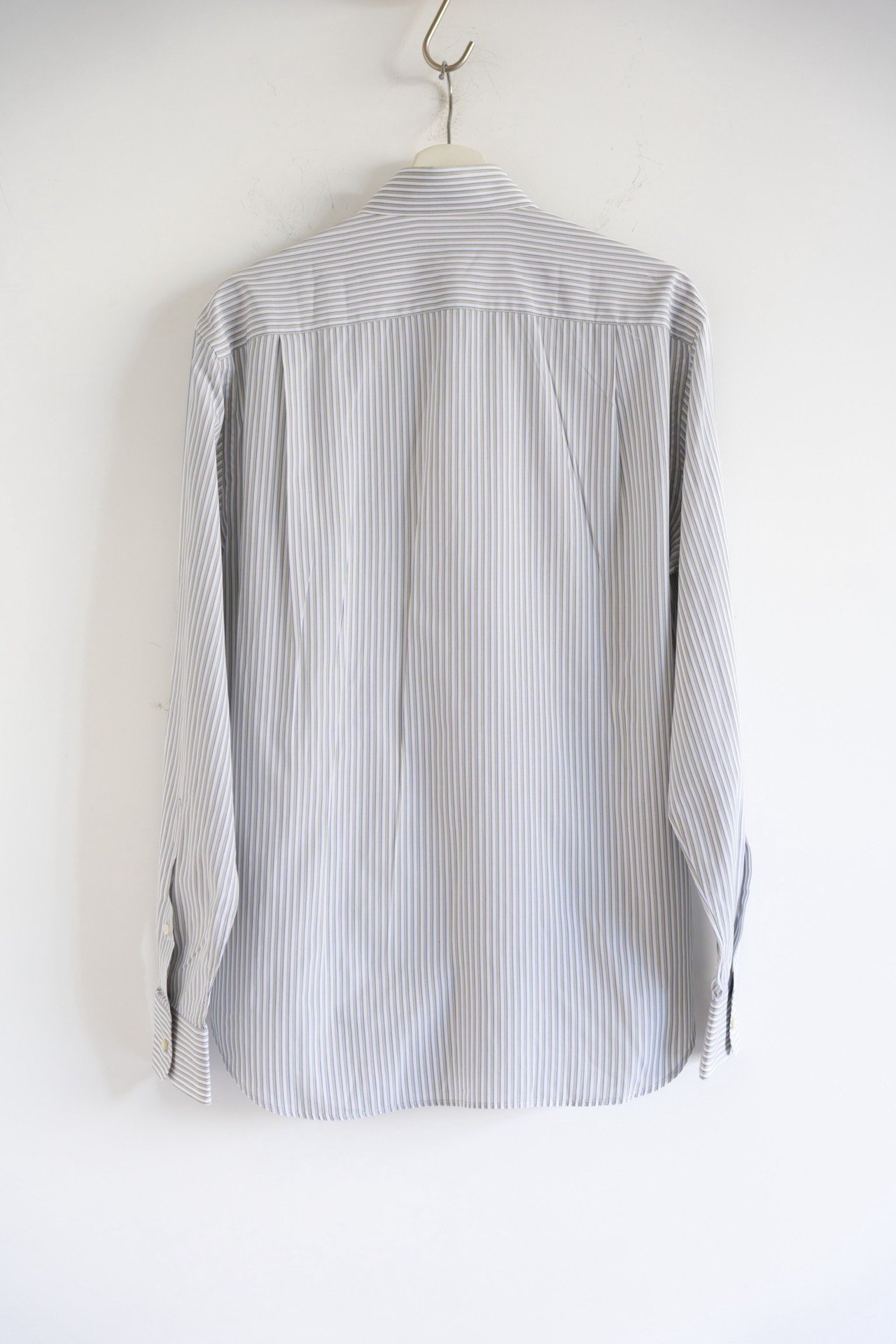 Loro Piana Striped White Long-sleeve Shirt — front