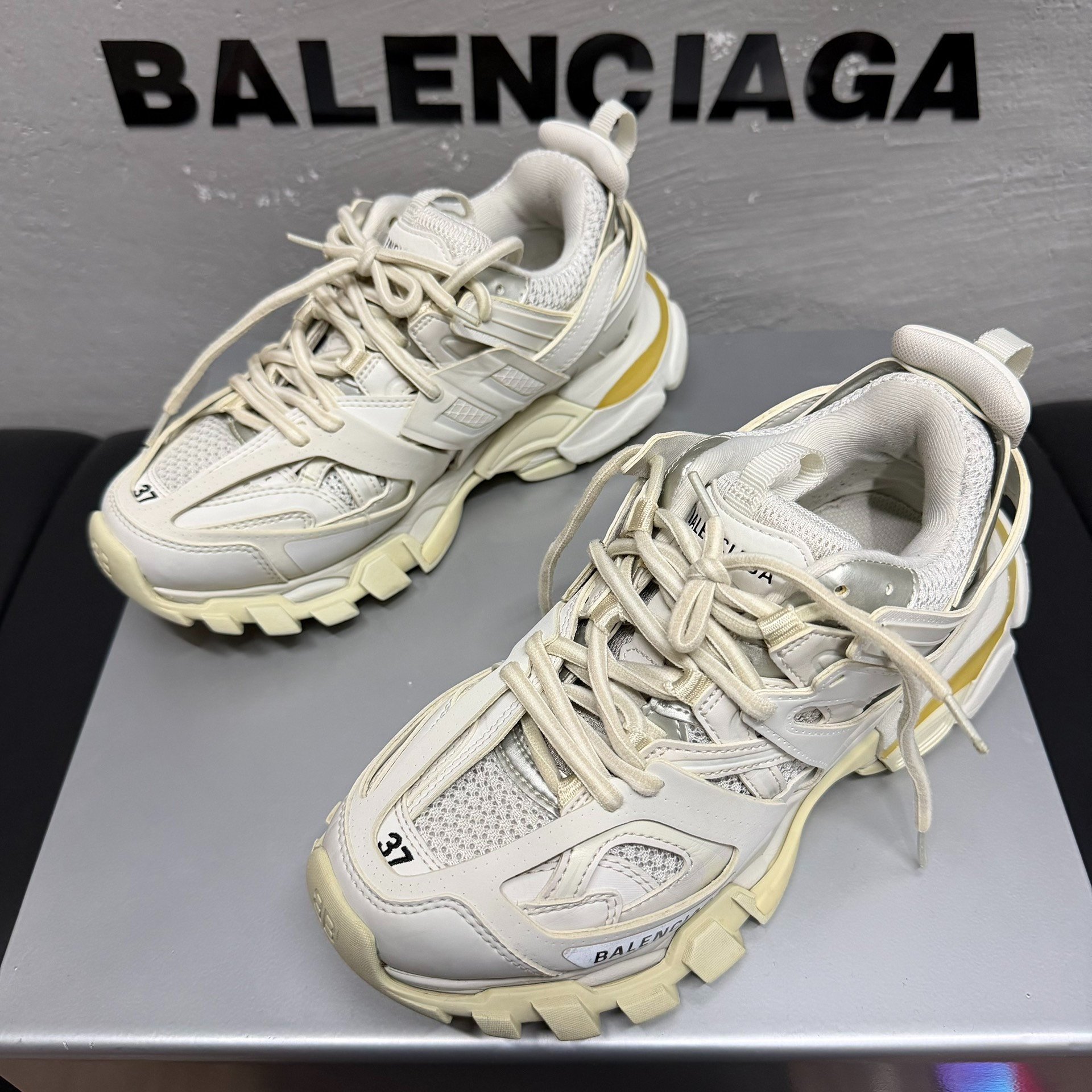 Balenciaga Track White Dad Shoes