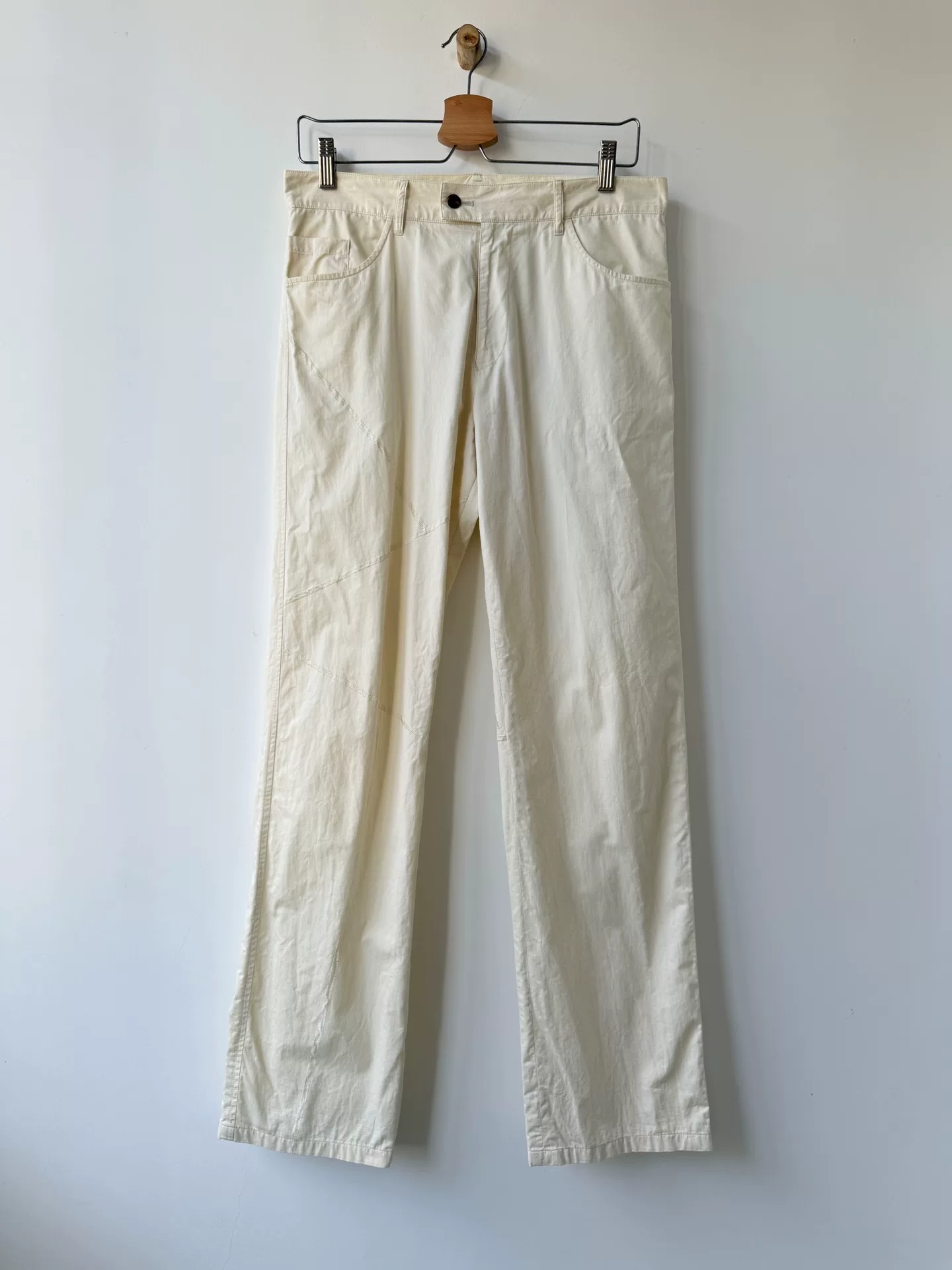 Jean Paul Gaultier Minimal Stitch Trousers — detail