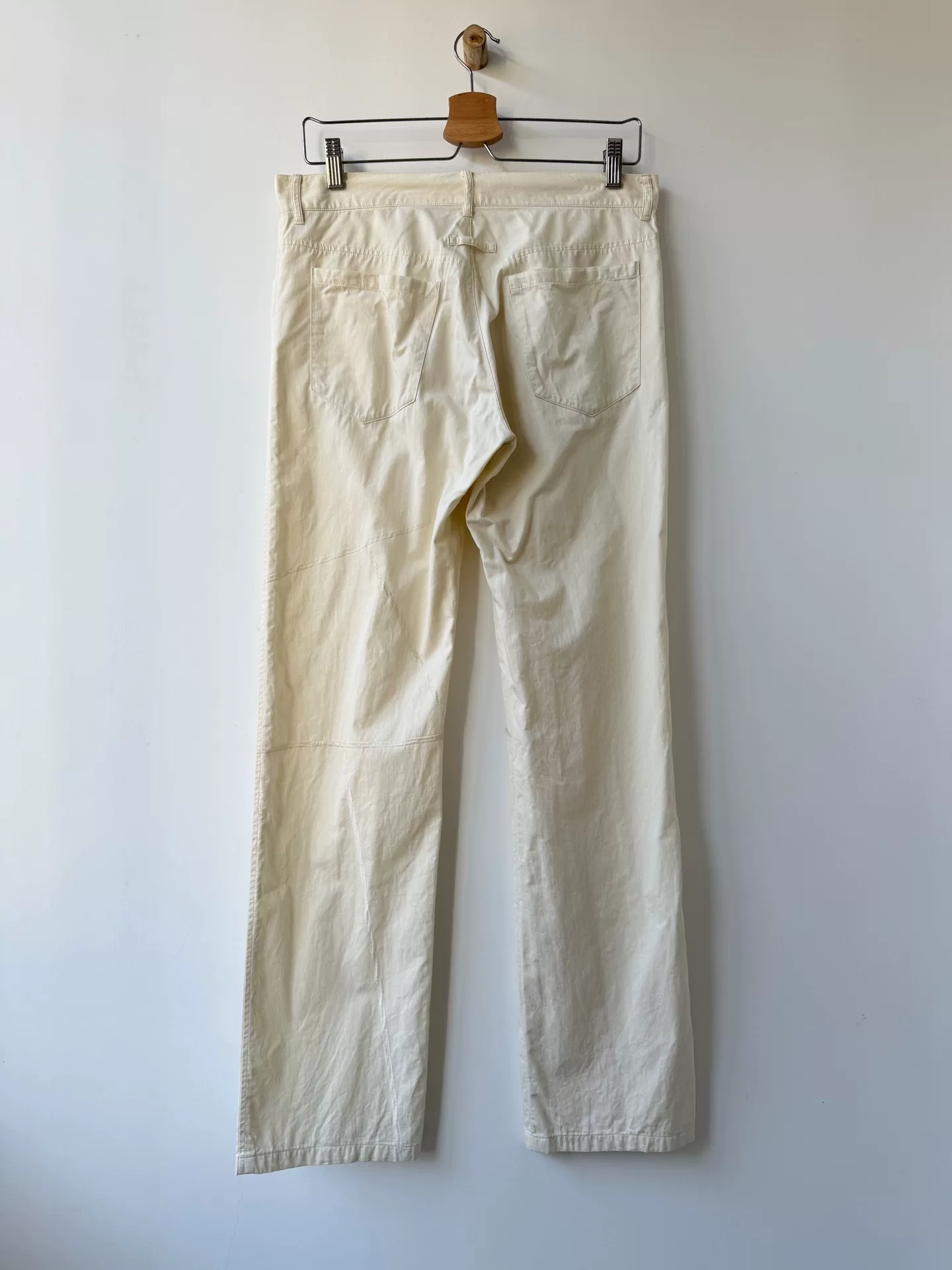 Jean Paul Gaultier Minimal Stitch Trousers — back