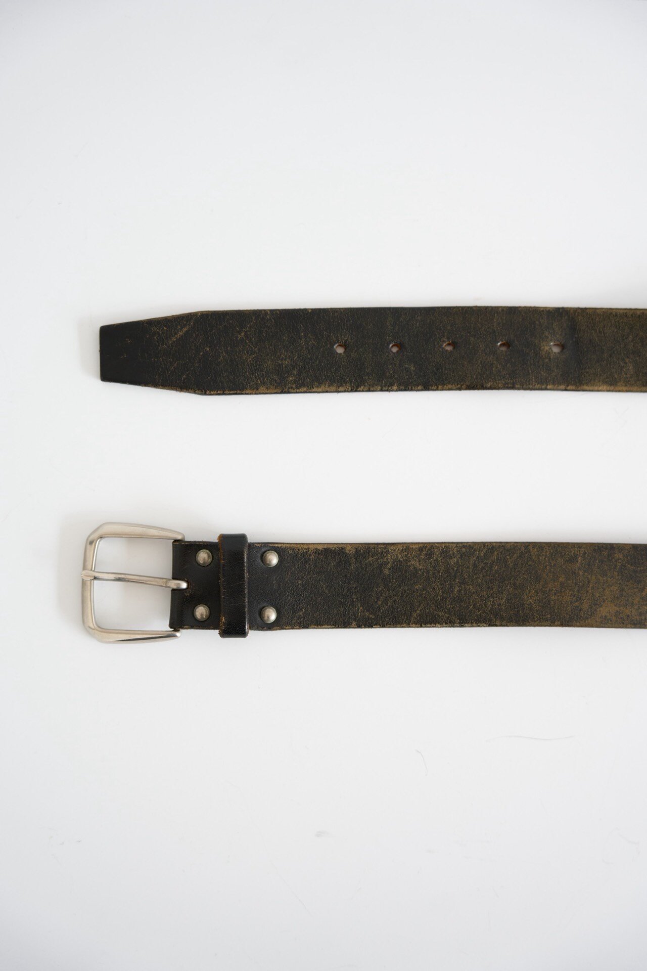 Yohji Yamamoto 2015 SS Leather Belt — front
