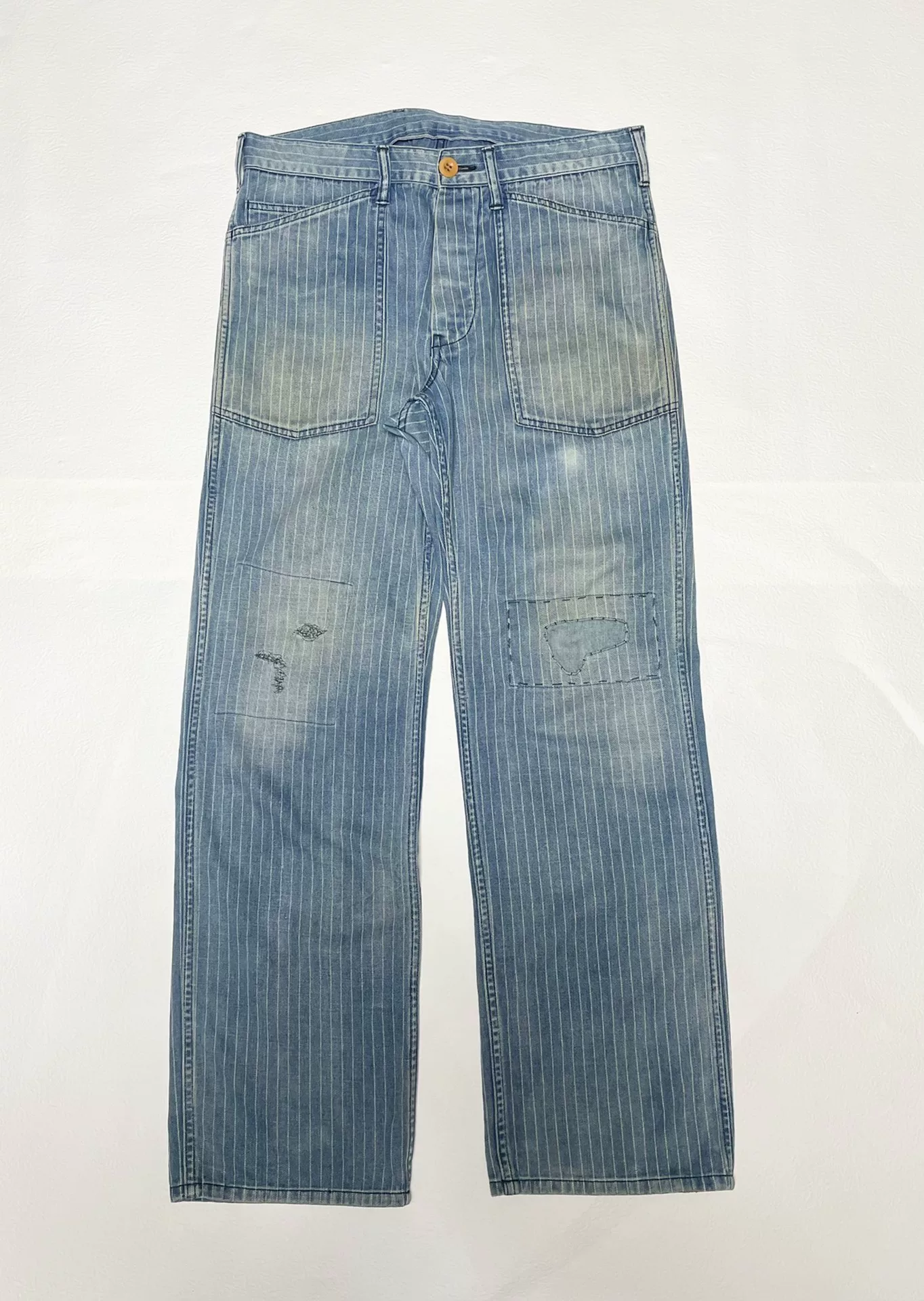 Visvim Carpenter Pants Prime Damaged Wabash