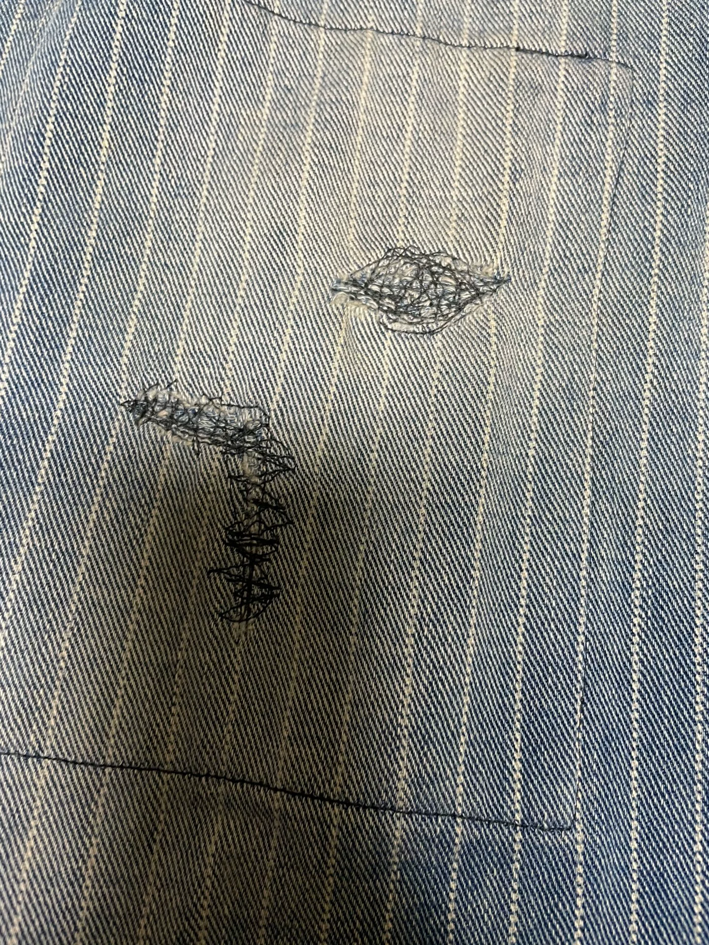 Visvim Carpenter Pants Prime Damaged Wabash — front