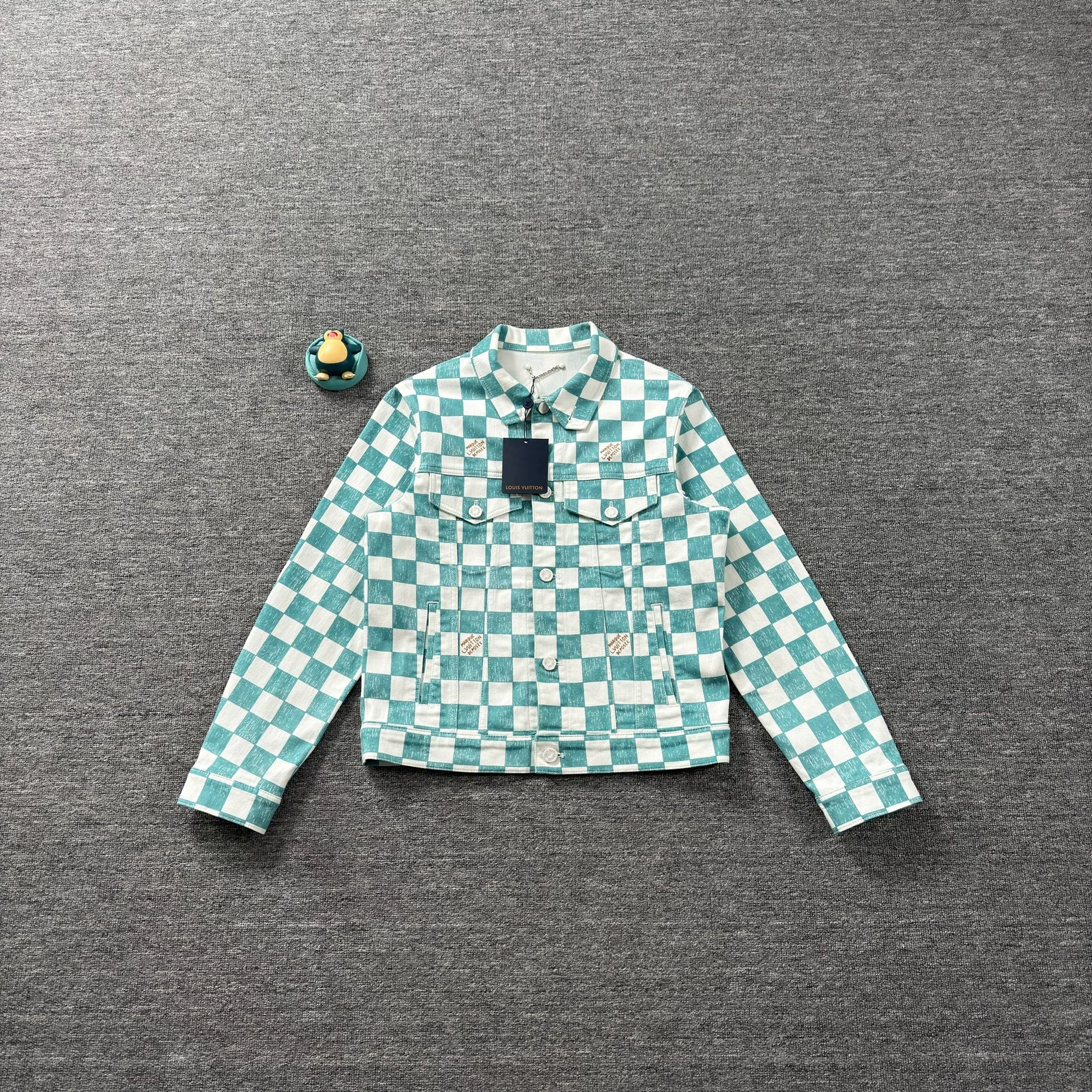 Louis Vuitton Checkered Denim Jacket