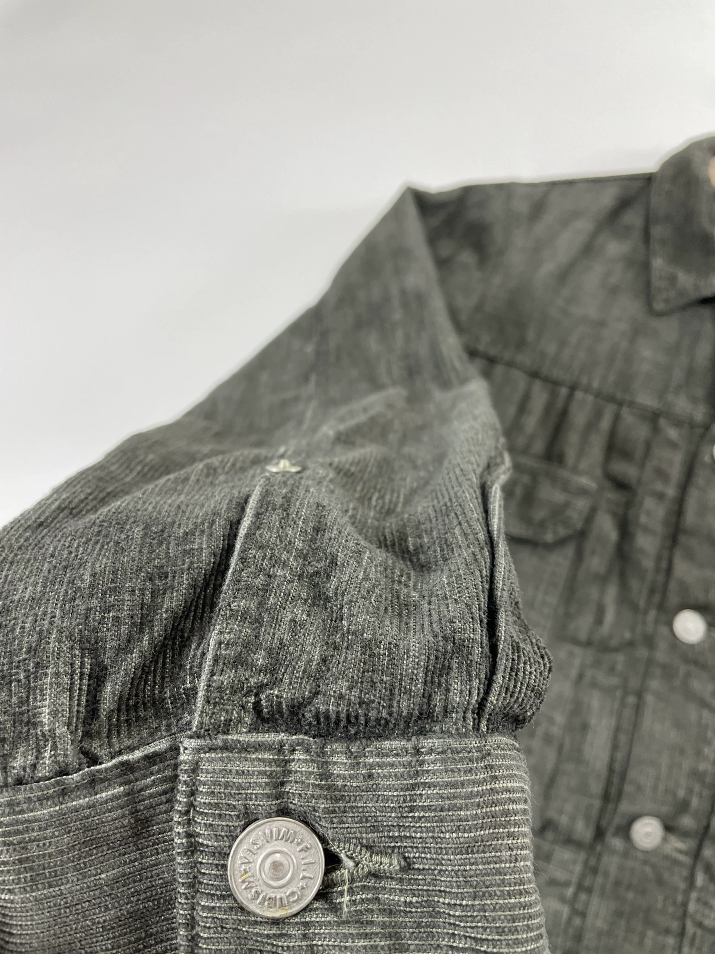 VISVIM 101 Corduroy Mud-Dyed Jacket — back