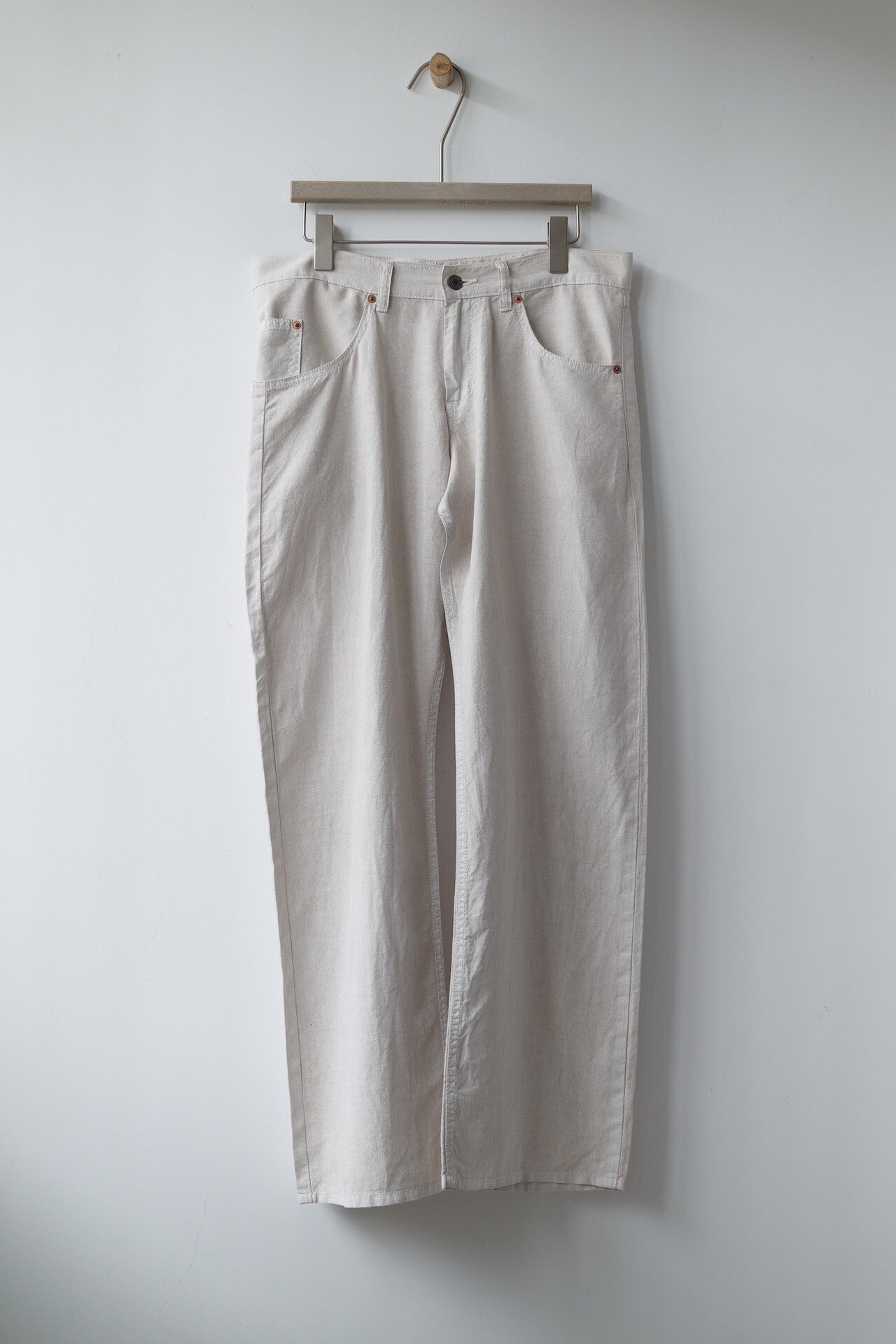 Yohji Yamamoto Y's 15AW Linen Deconstructed Pants