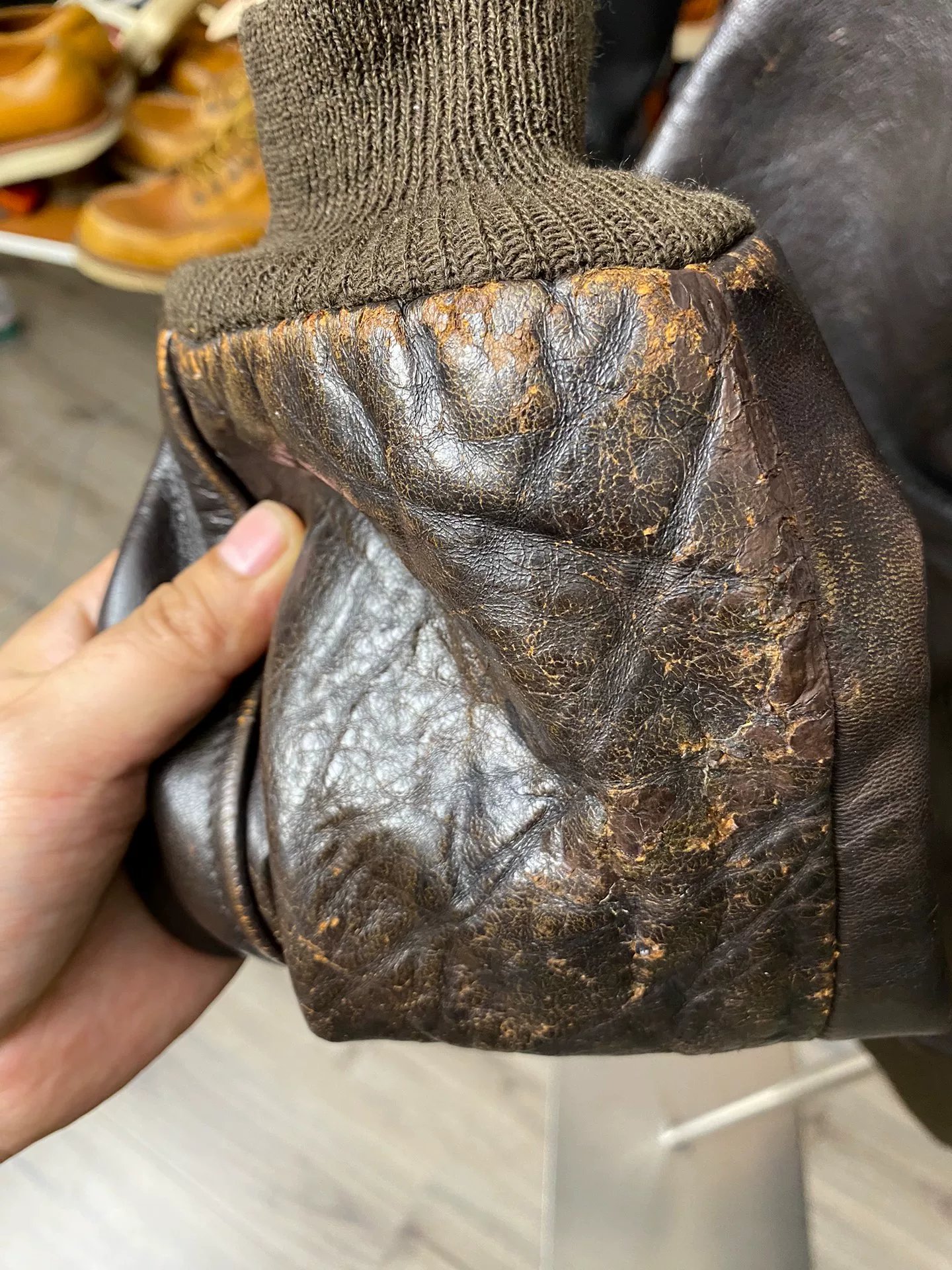 AVIREX American Made A2 Jacket — detail