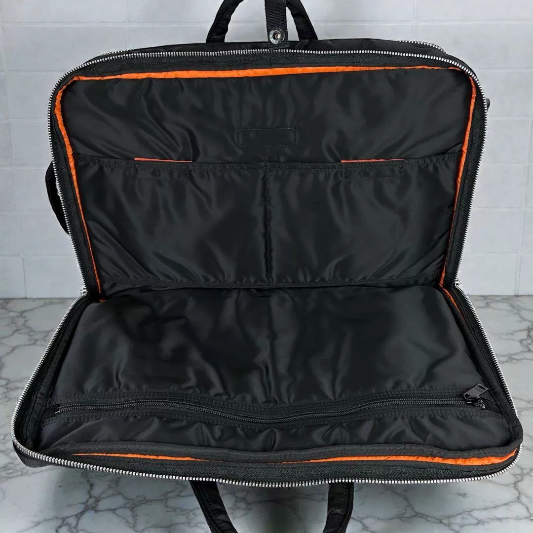 PORTER Tanker 3-Way Briefcase Backpack — label