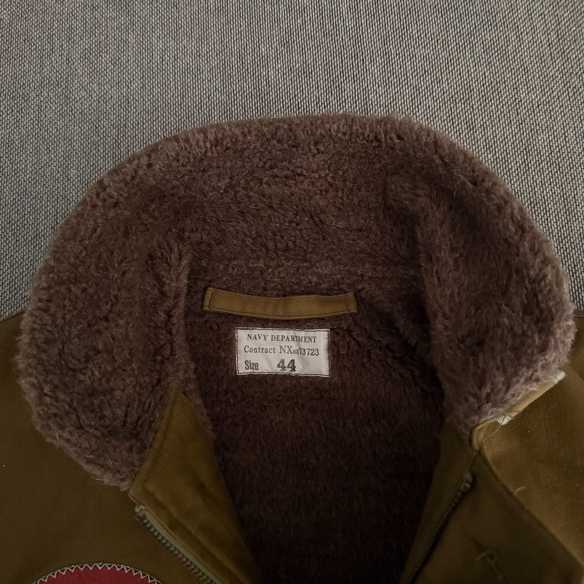 Pherrow's N1 U.S.N Deck Jacket — detail