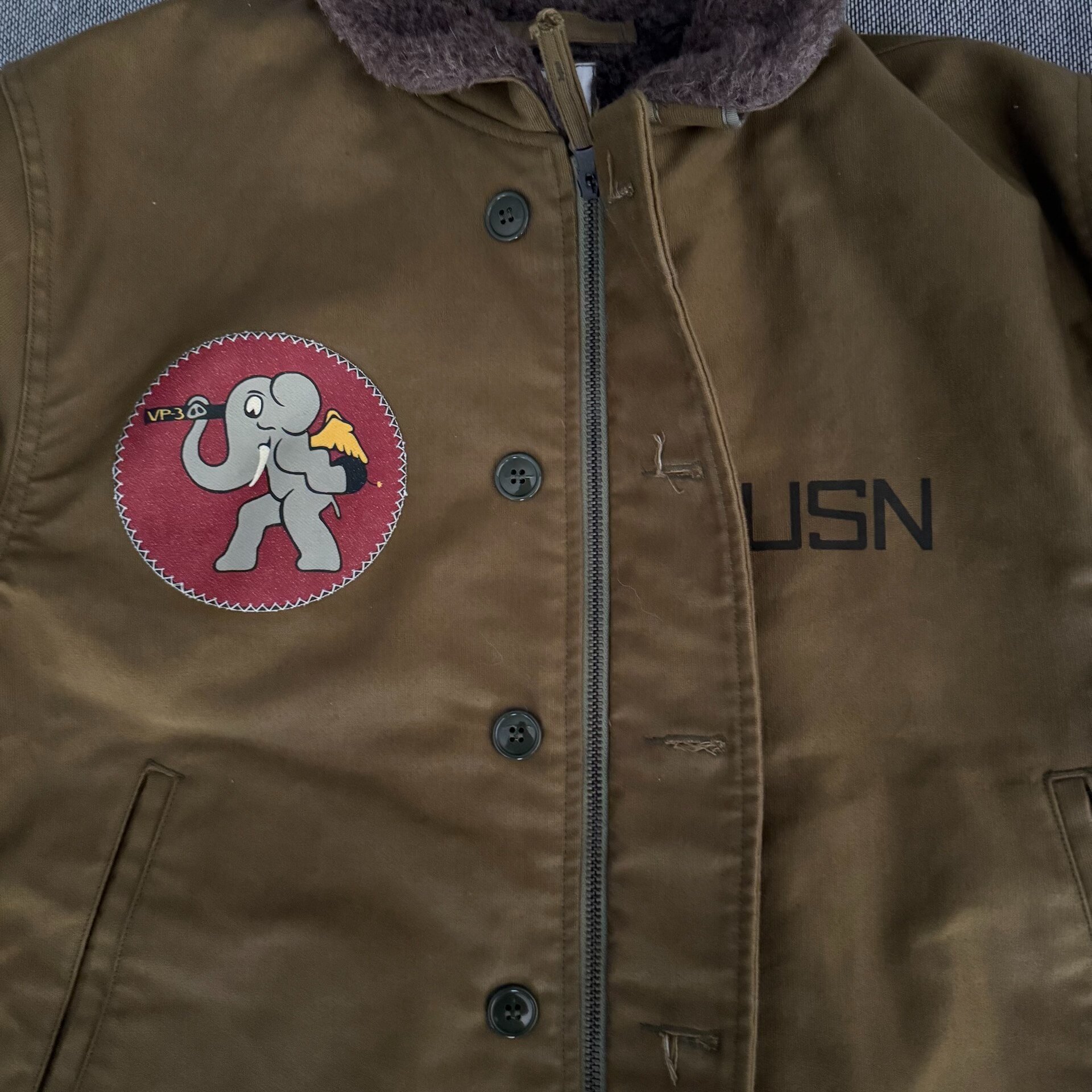 Pherrow's N1 U.S.N Deck Jacket — back