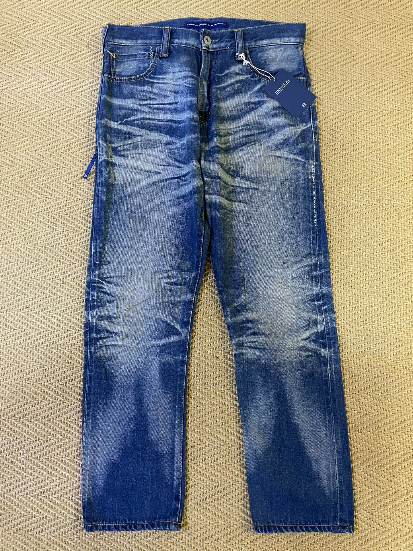 Vanquish & Fragment Cropped Denim Jeans