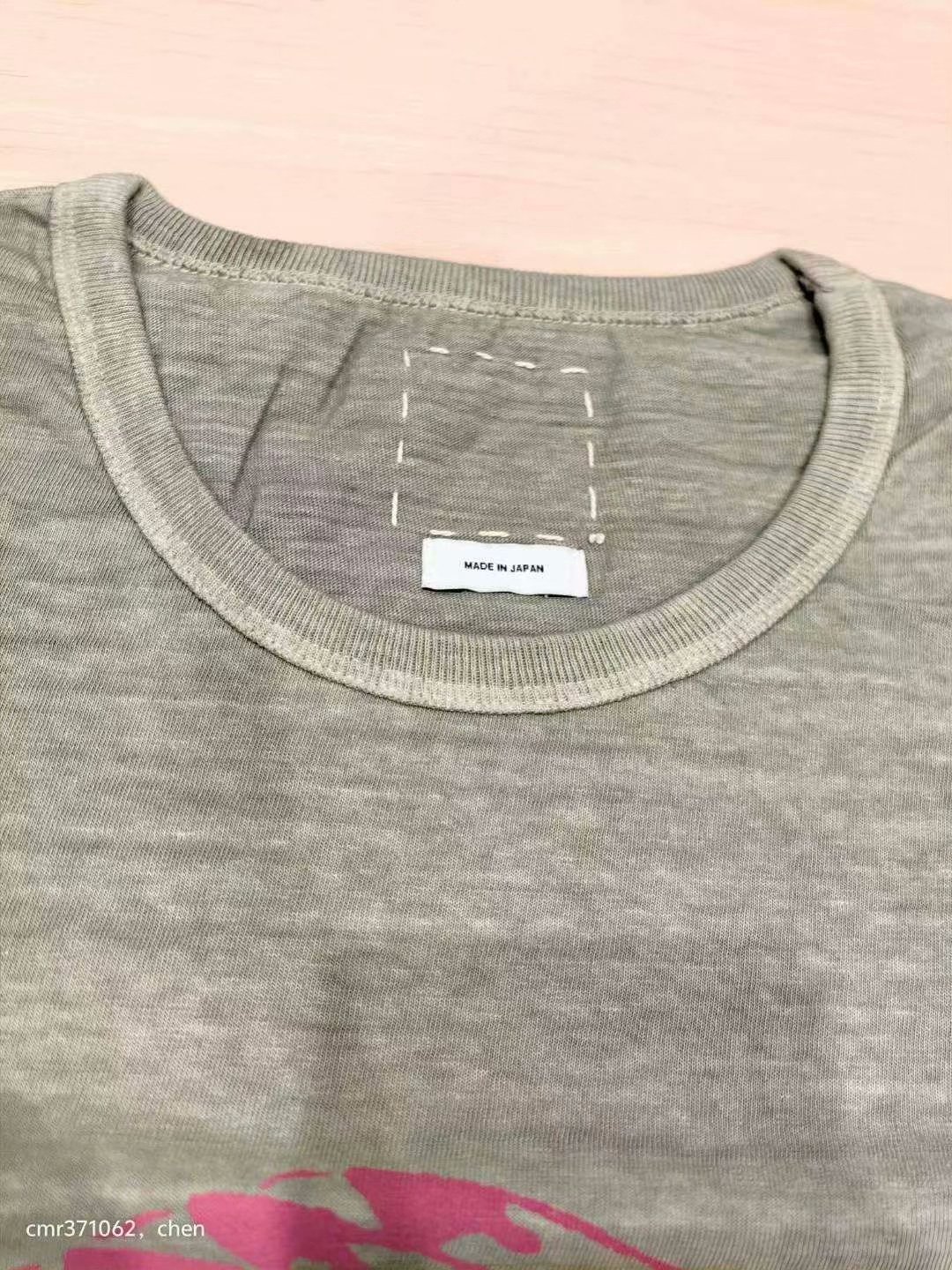 visvim 14AW Streak Dye 101 Tee — detail