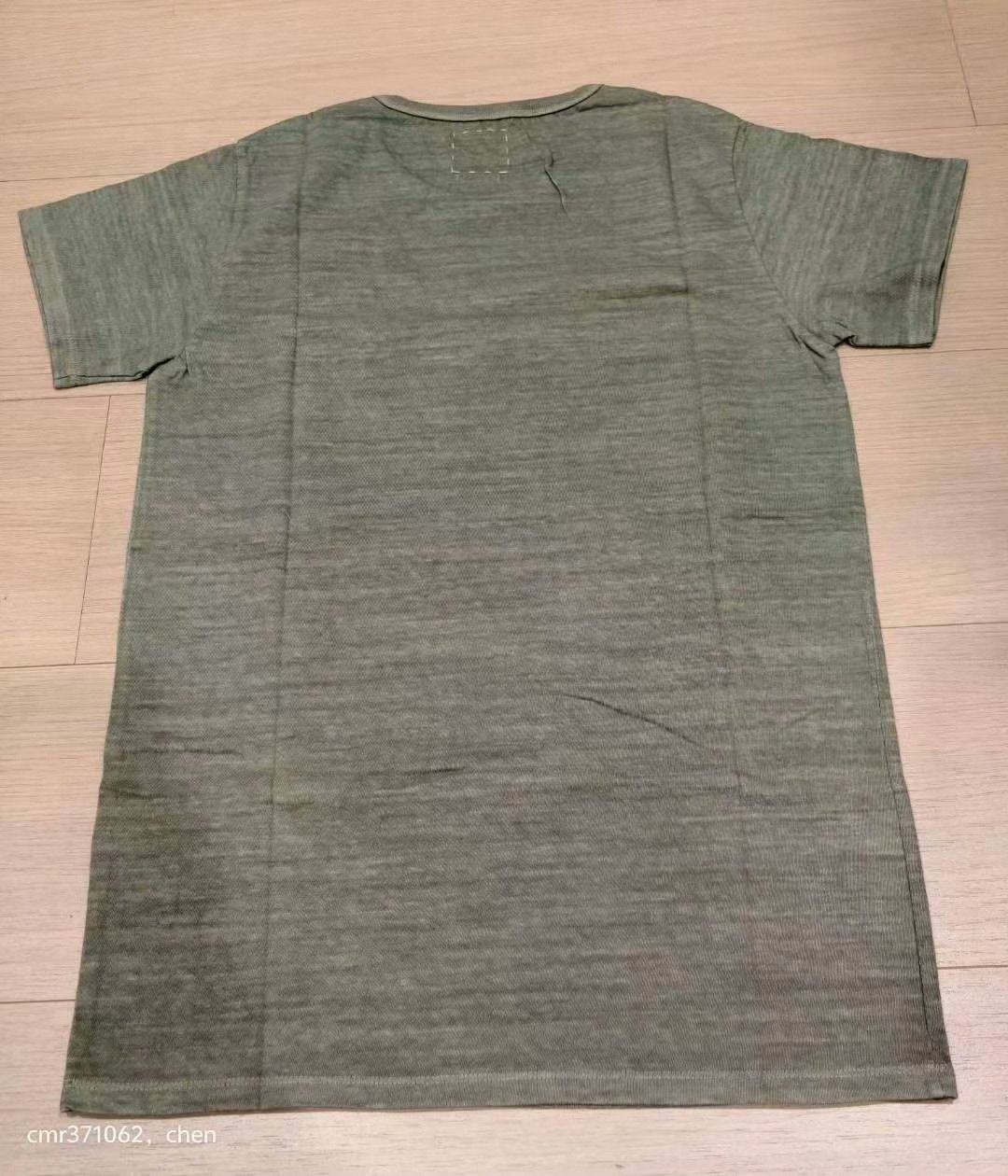 visvim 14AW Streak Dye 101 Tee — label