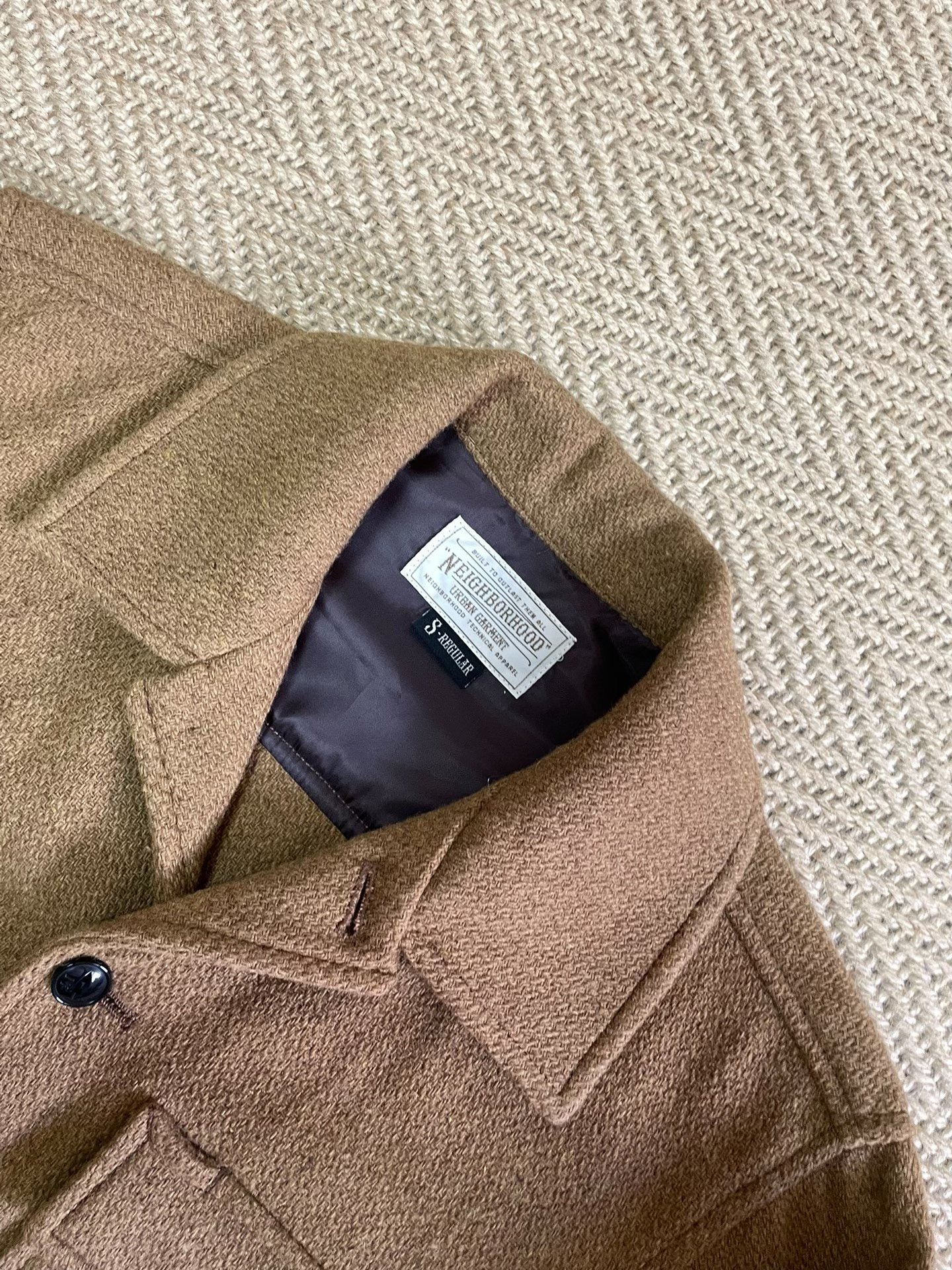 NEIGHBORHOOD CPO Wool Jacket — back