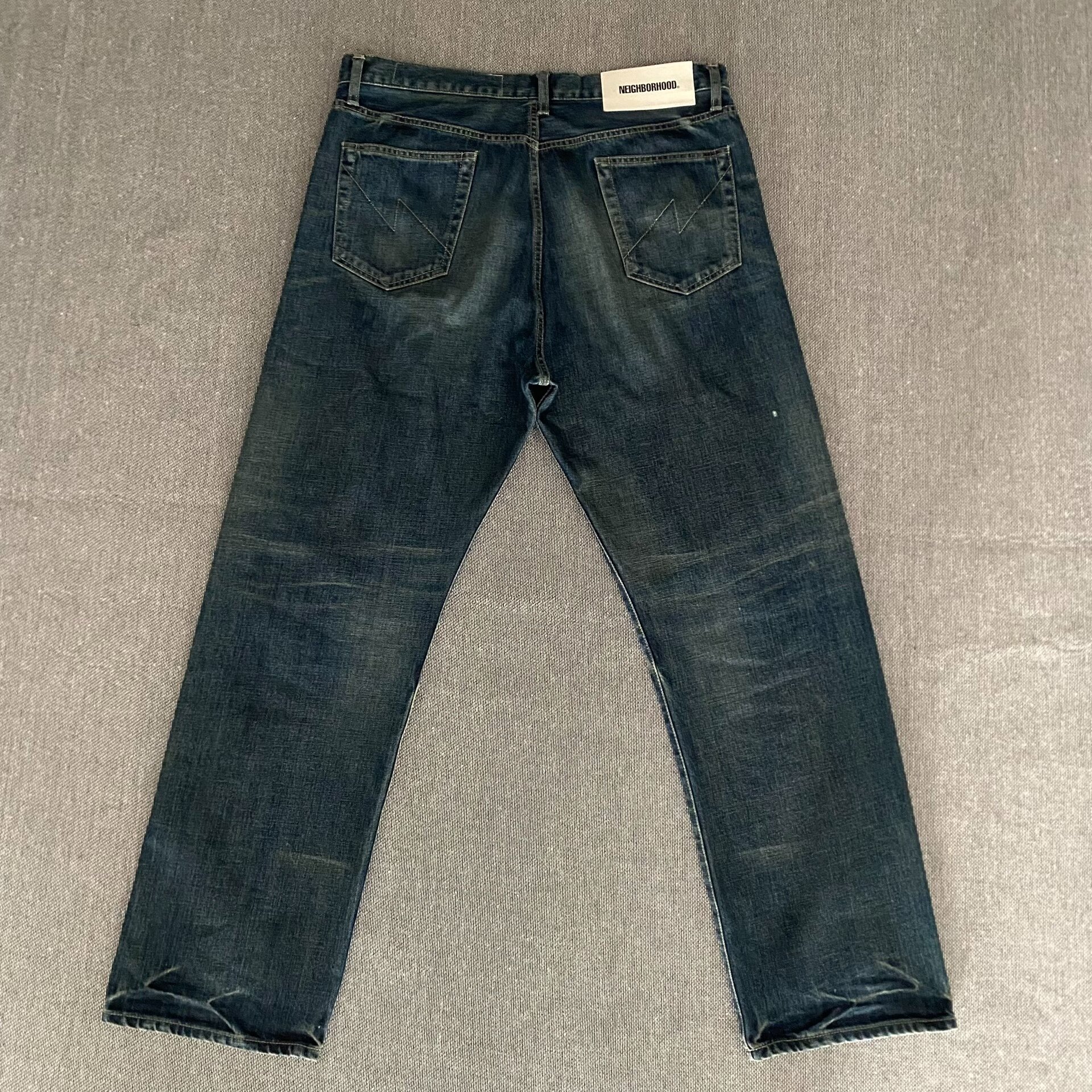 Neighborhood 24AW Basic Washed Jeans — detail