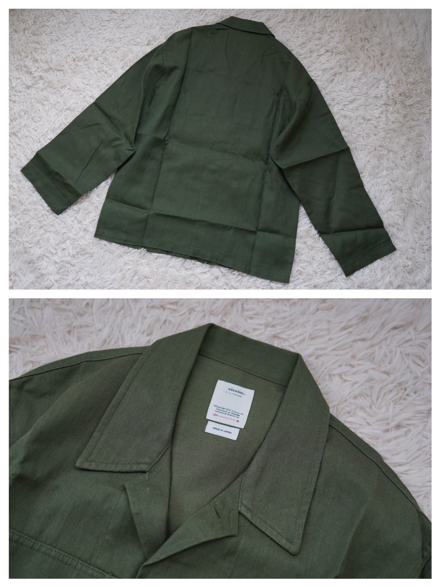 visvim 22ss CARDWELL SHIRT L/S — label