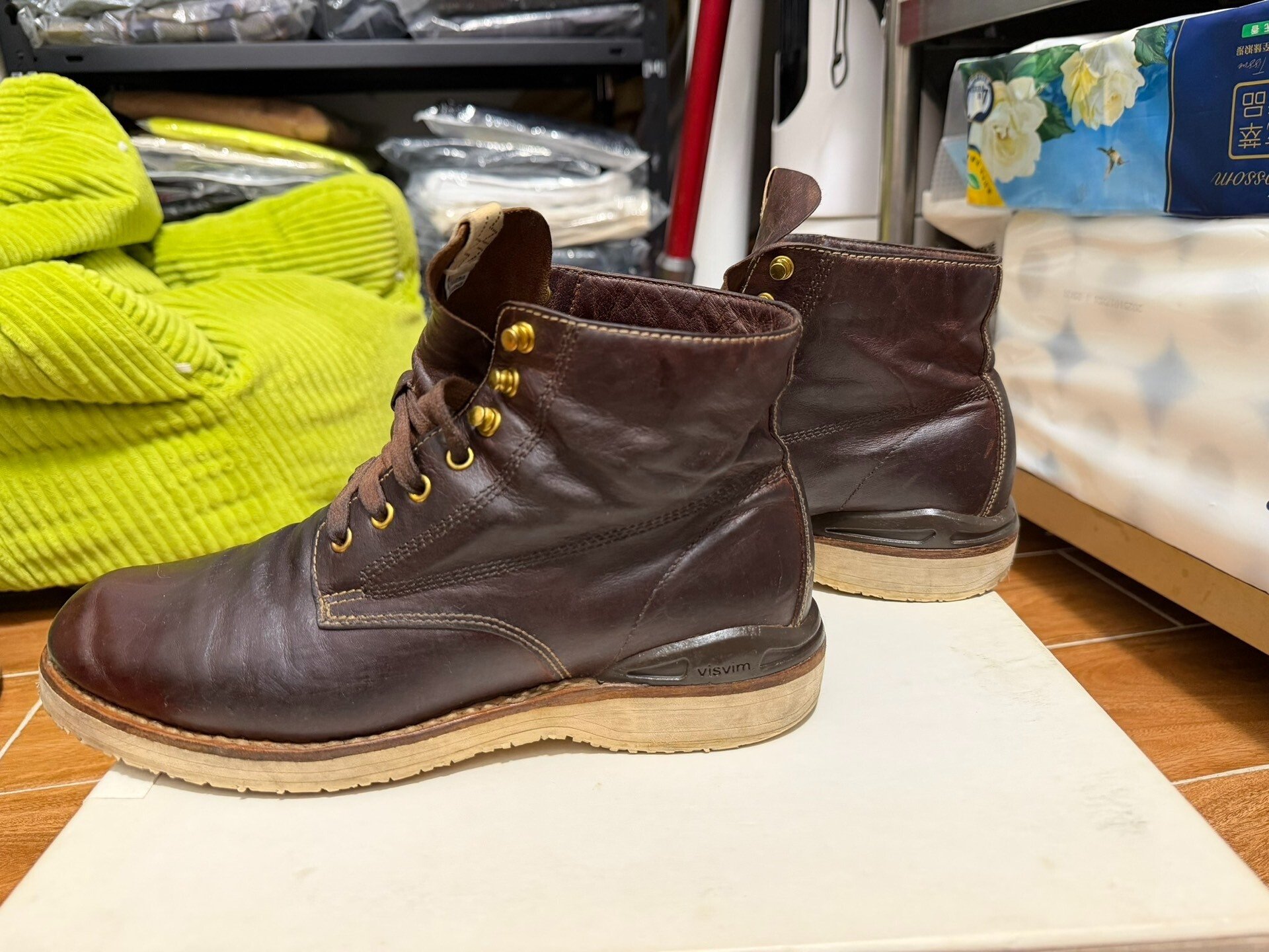 visvim 18AW Virgil Folk Boots — detail