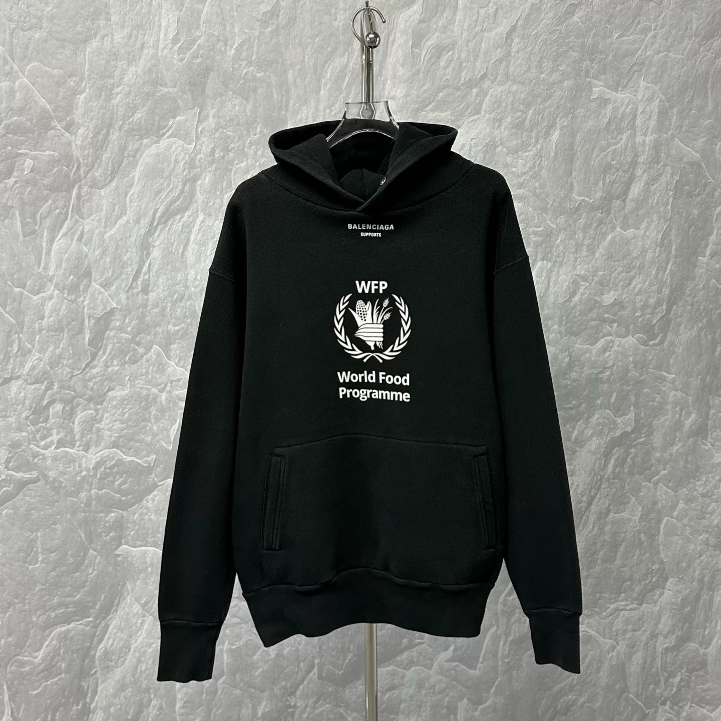 Balenciaga WFP Charity Wheat Ear Hoodie
