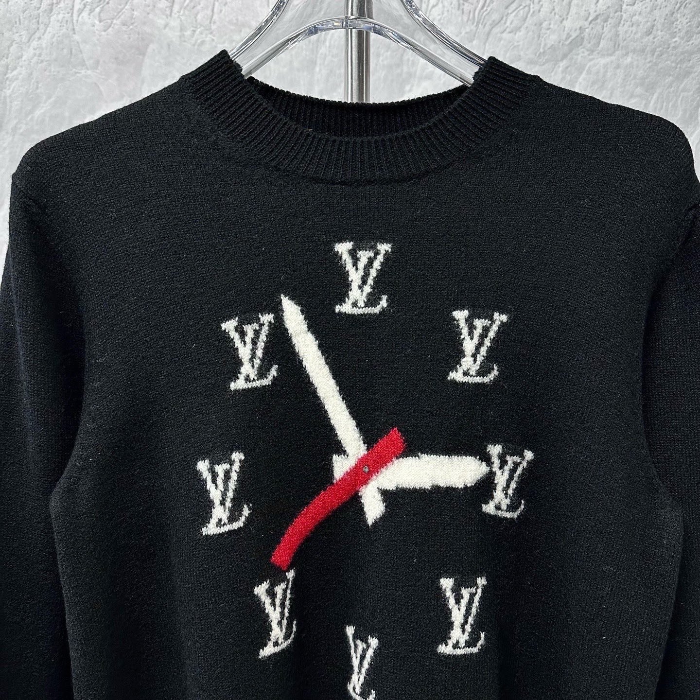 Louis Vuitton Clock Wool Sweater XXL — front