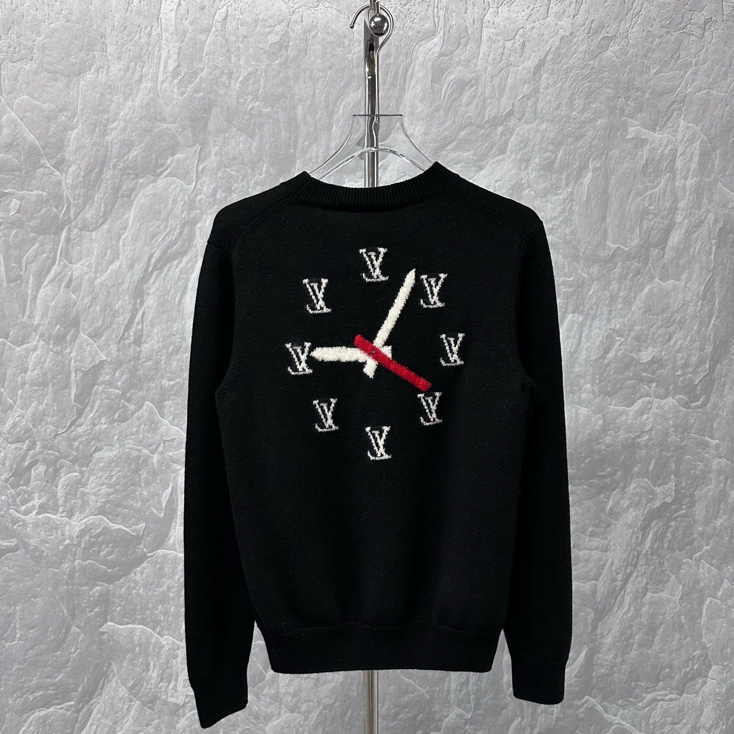 Louis Vuitton Clock Wool Sweater XXL — back
