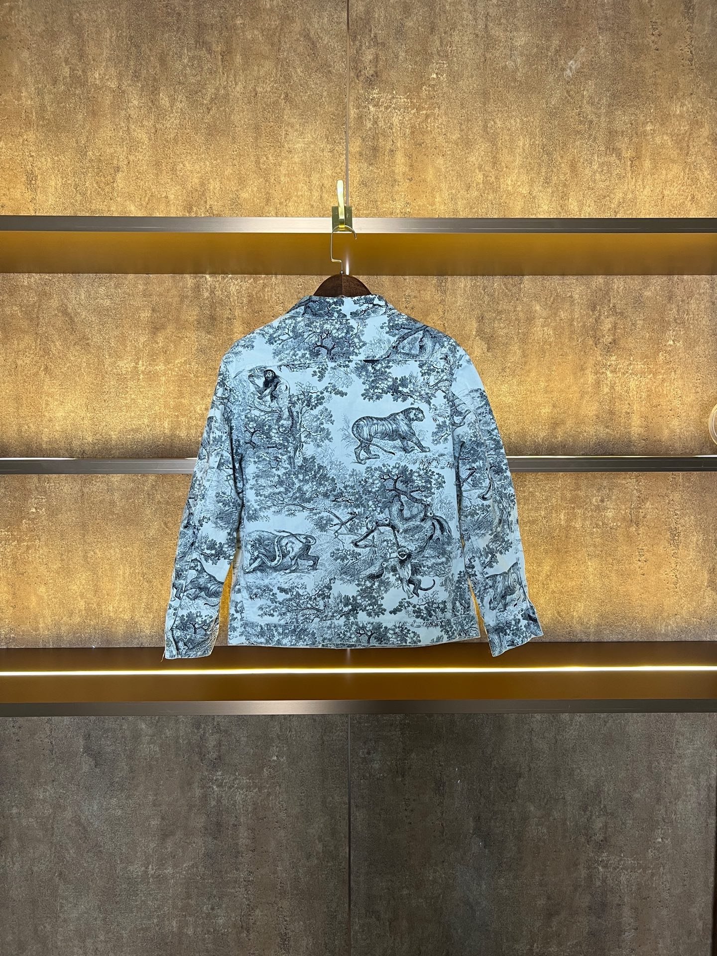 Dior Ink Animal Denim Jacket — front