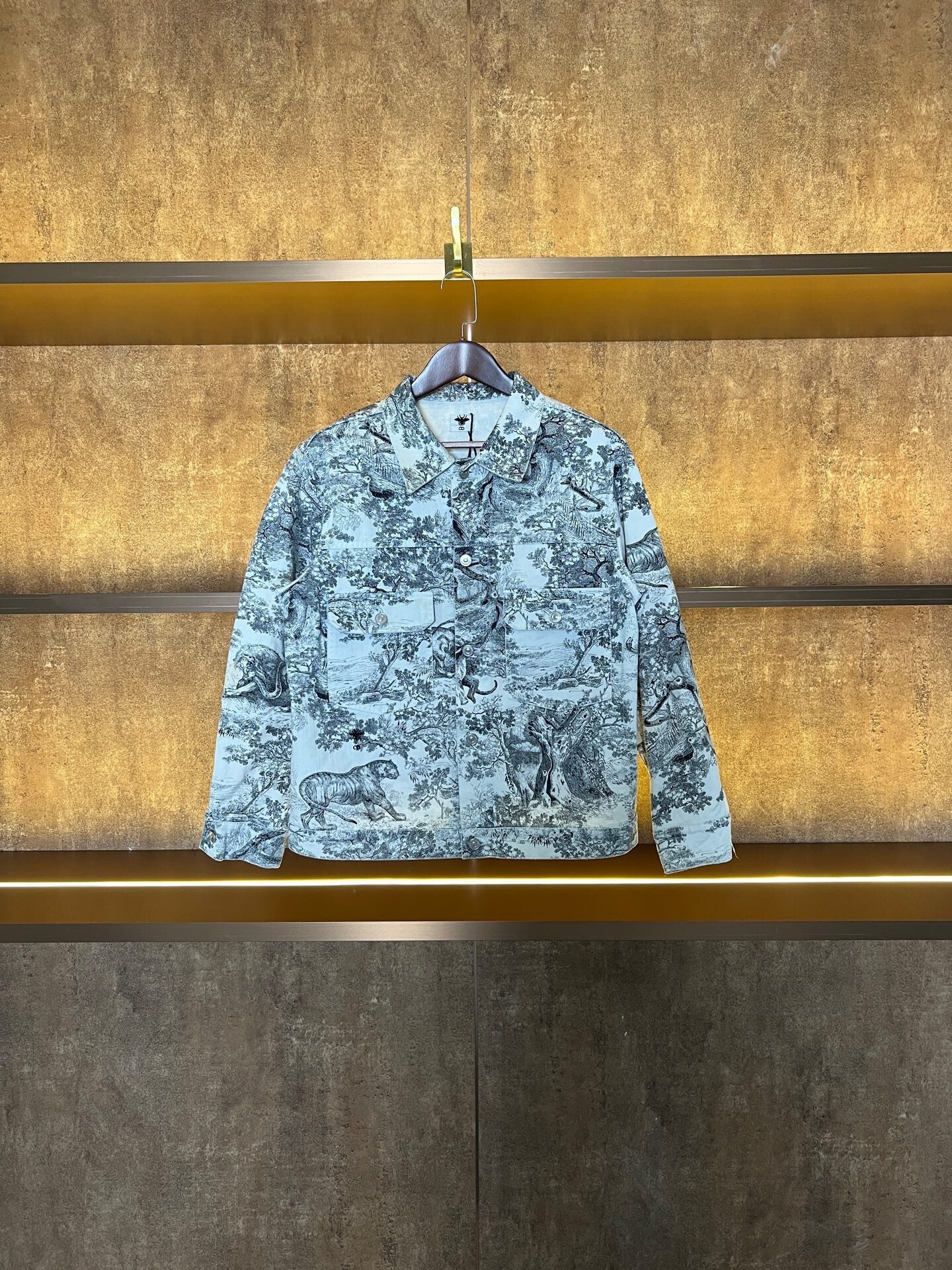 Dior Ink Animal Denim Jacket