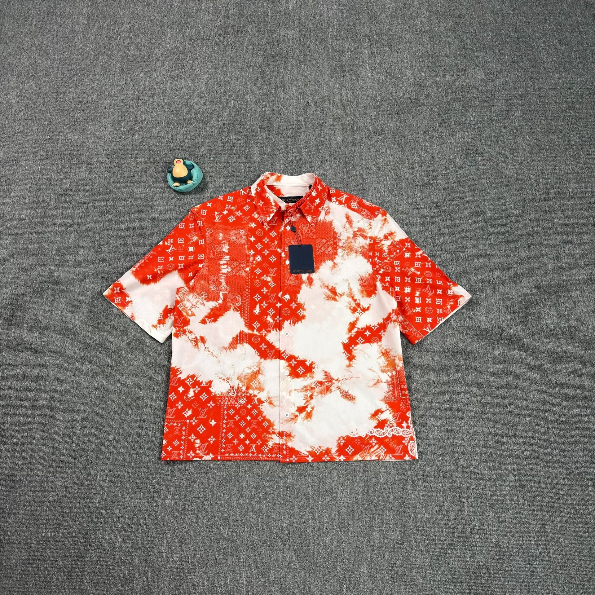 Louis Vuitton Red All-Over Print Shirt