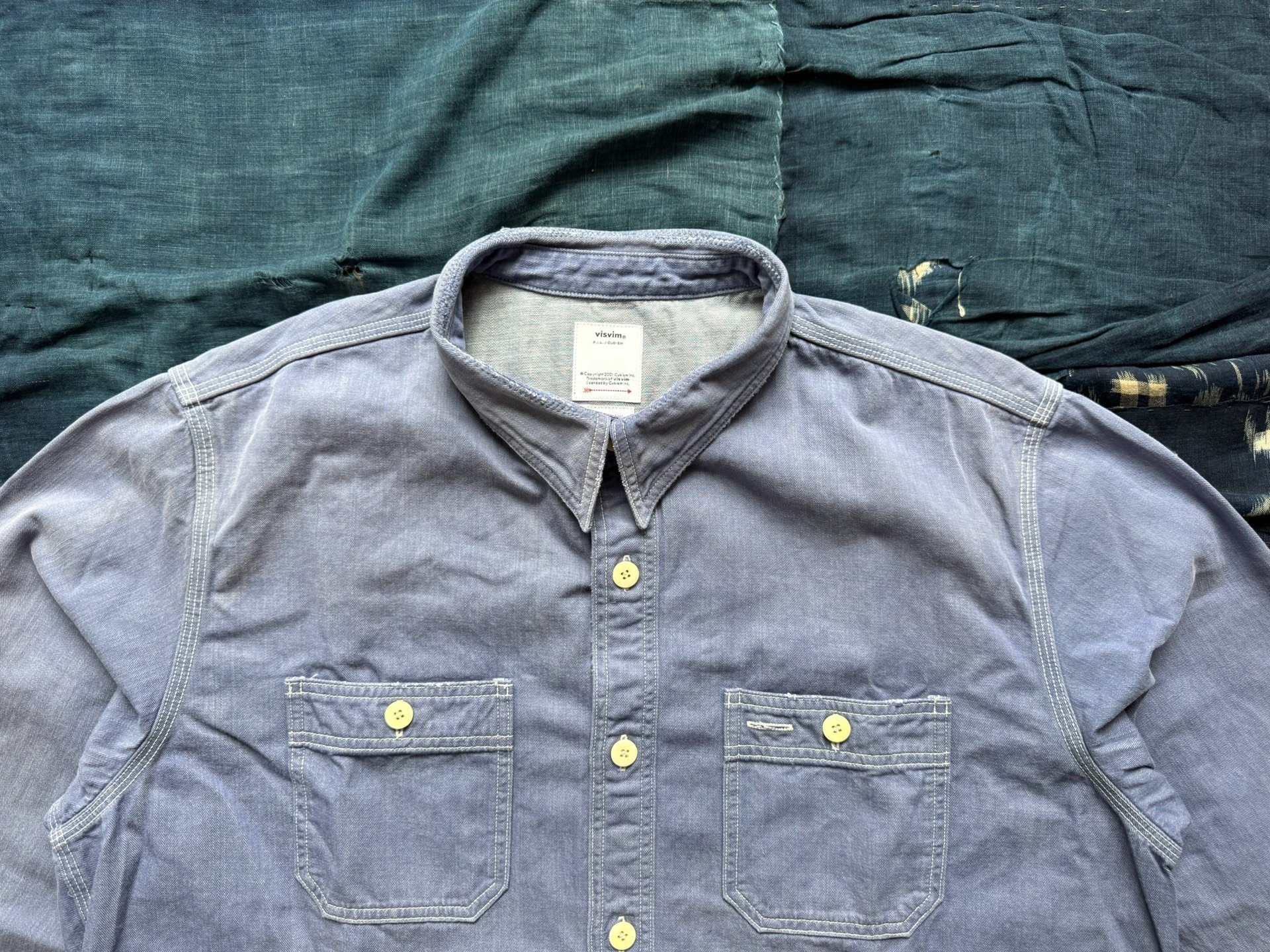 VISVIM 26SS LARRIKAN L/S CRASH — back