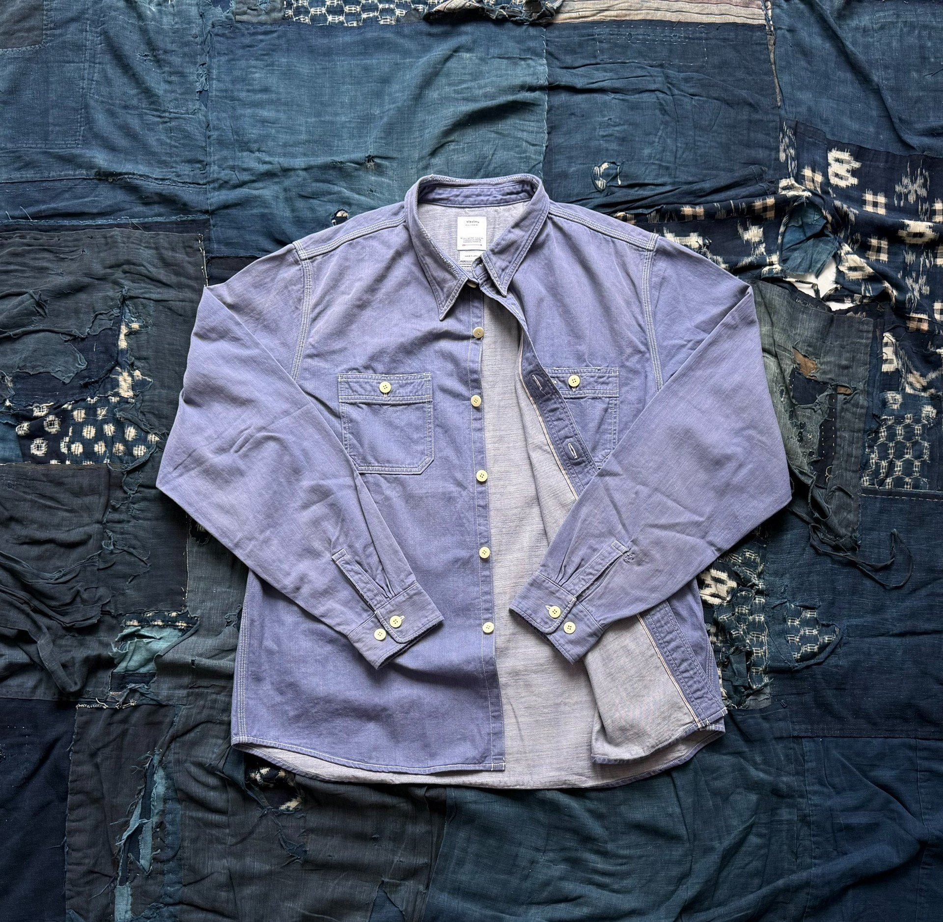 VISVIM 26SS LARRIKAN L/S CRASH — front