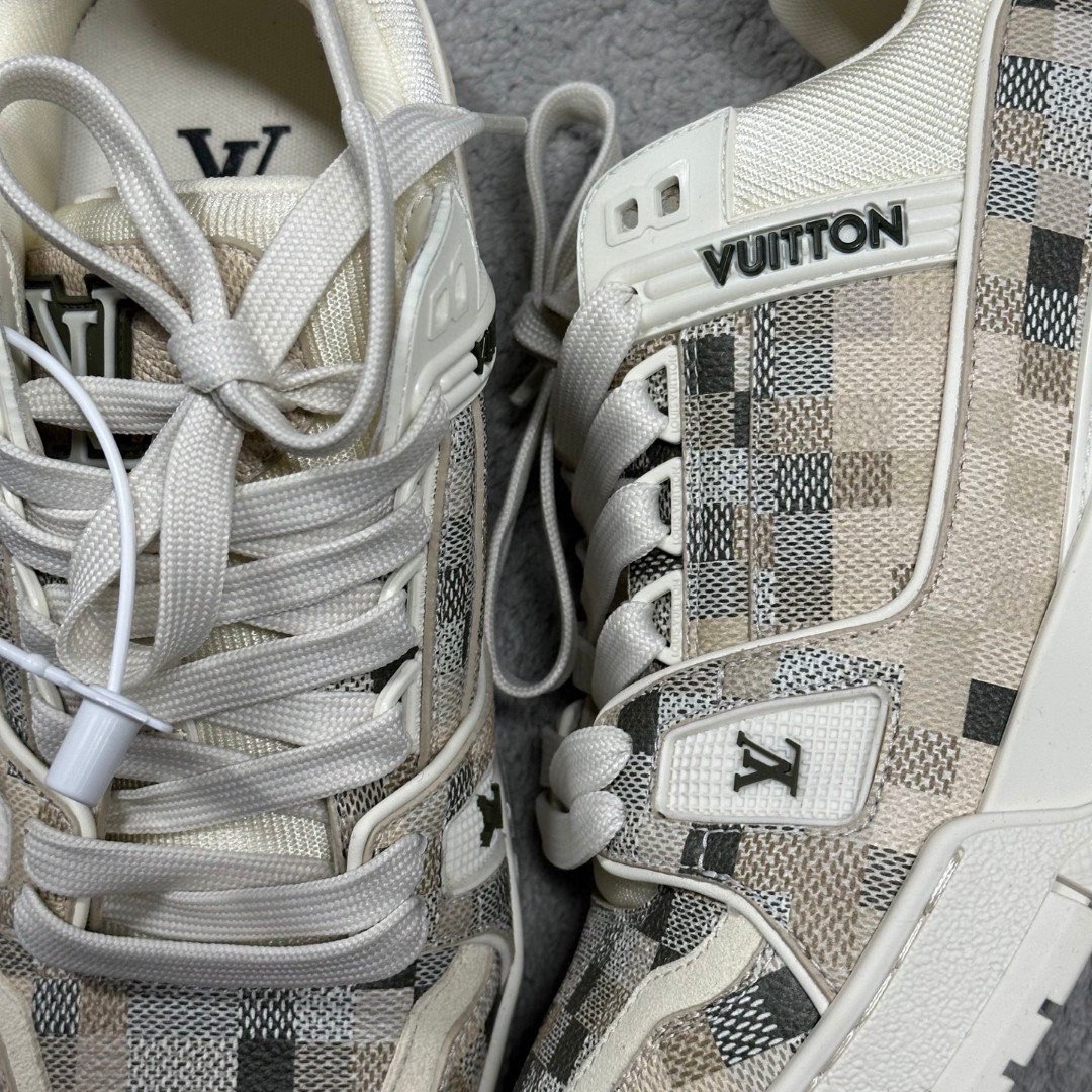 Louis Vuitton LV Trainer Checkerboard Low-Top — detail
