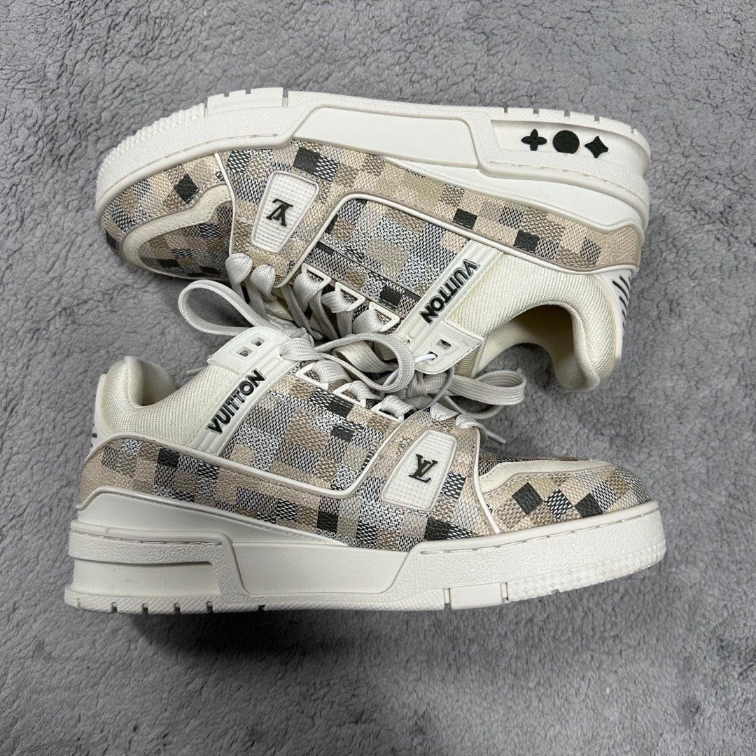 Louis Vuitton LV Trainer Checkerboard Low-Top — back