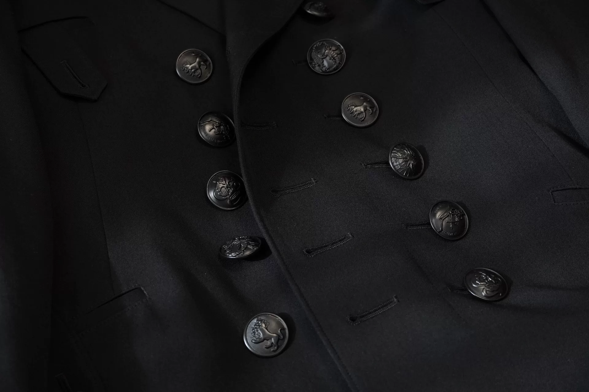 Yohji Yamamoto 19AW Double-Breasted Jacket — back