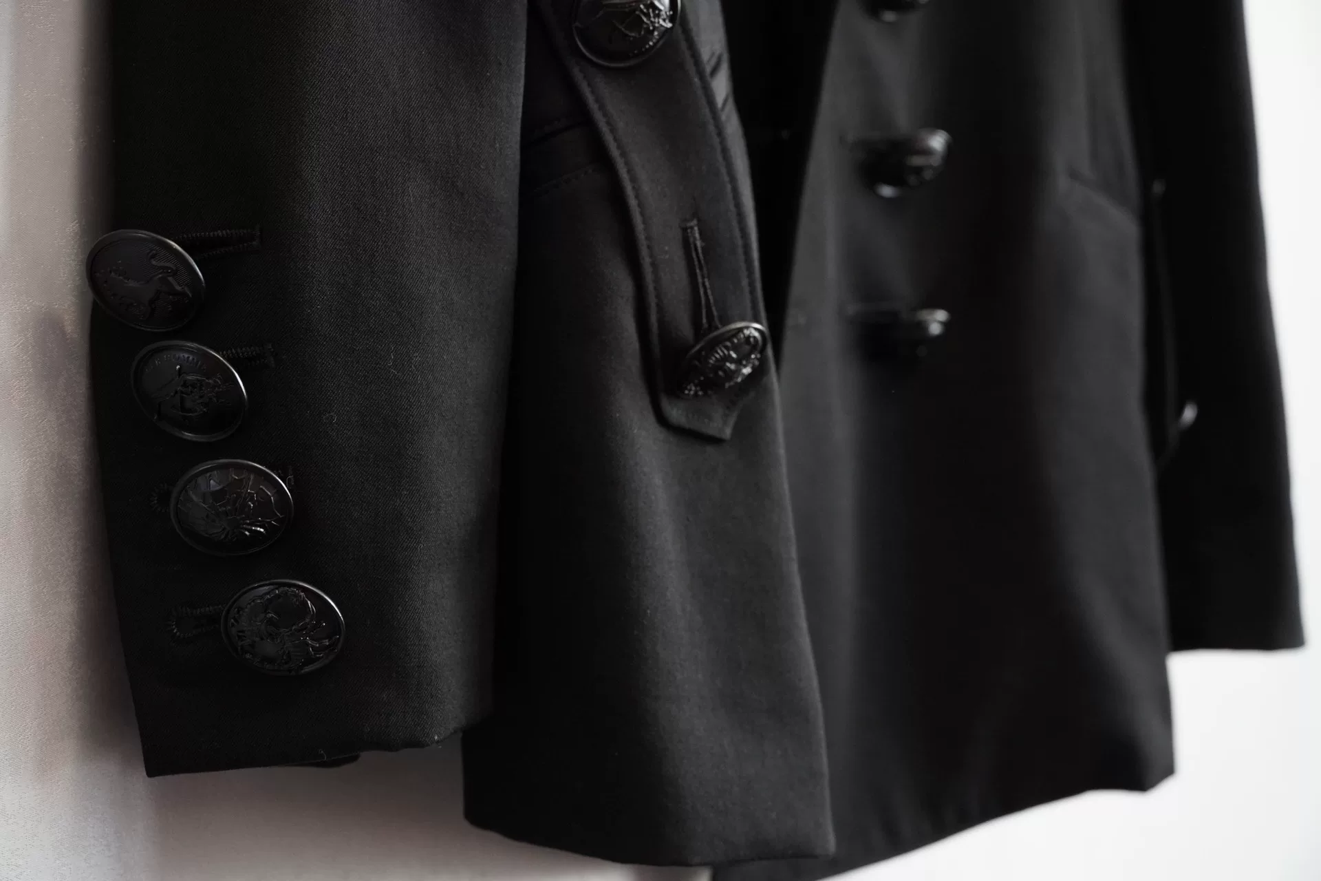Yohji Yamamoto 19AW Double-Breasted Jacket — label