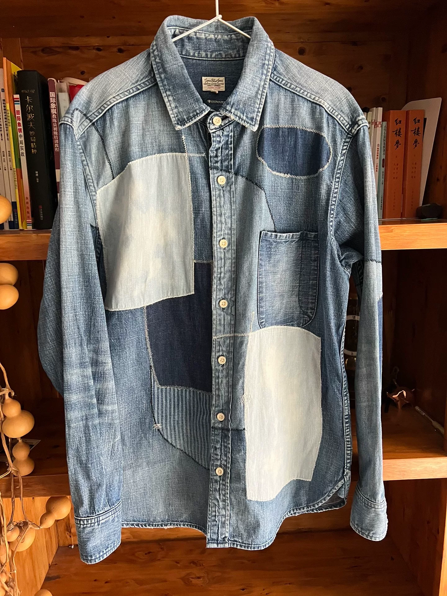 Japan Blue Indigo Denim Shirt — front