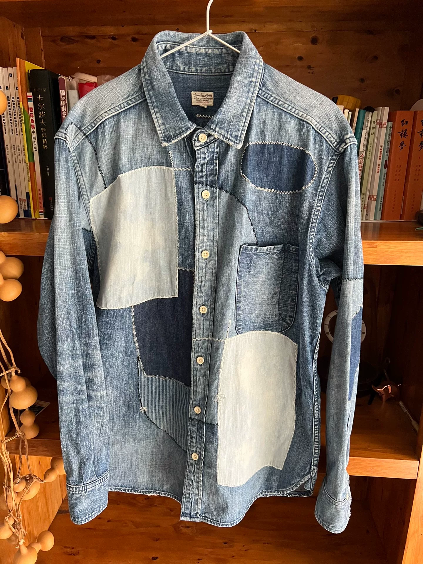 Japan Blue Indigo Denim Shirt — back