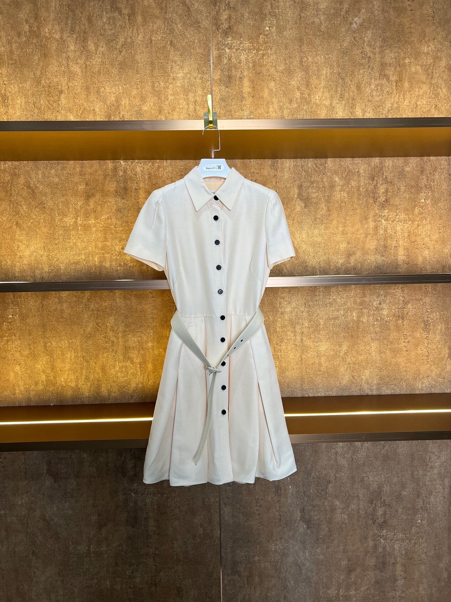 Dior Belted Shirt Dress