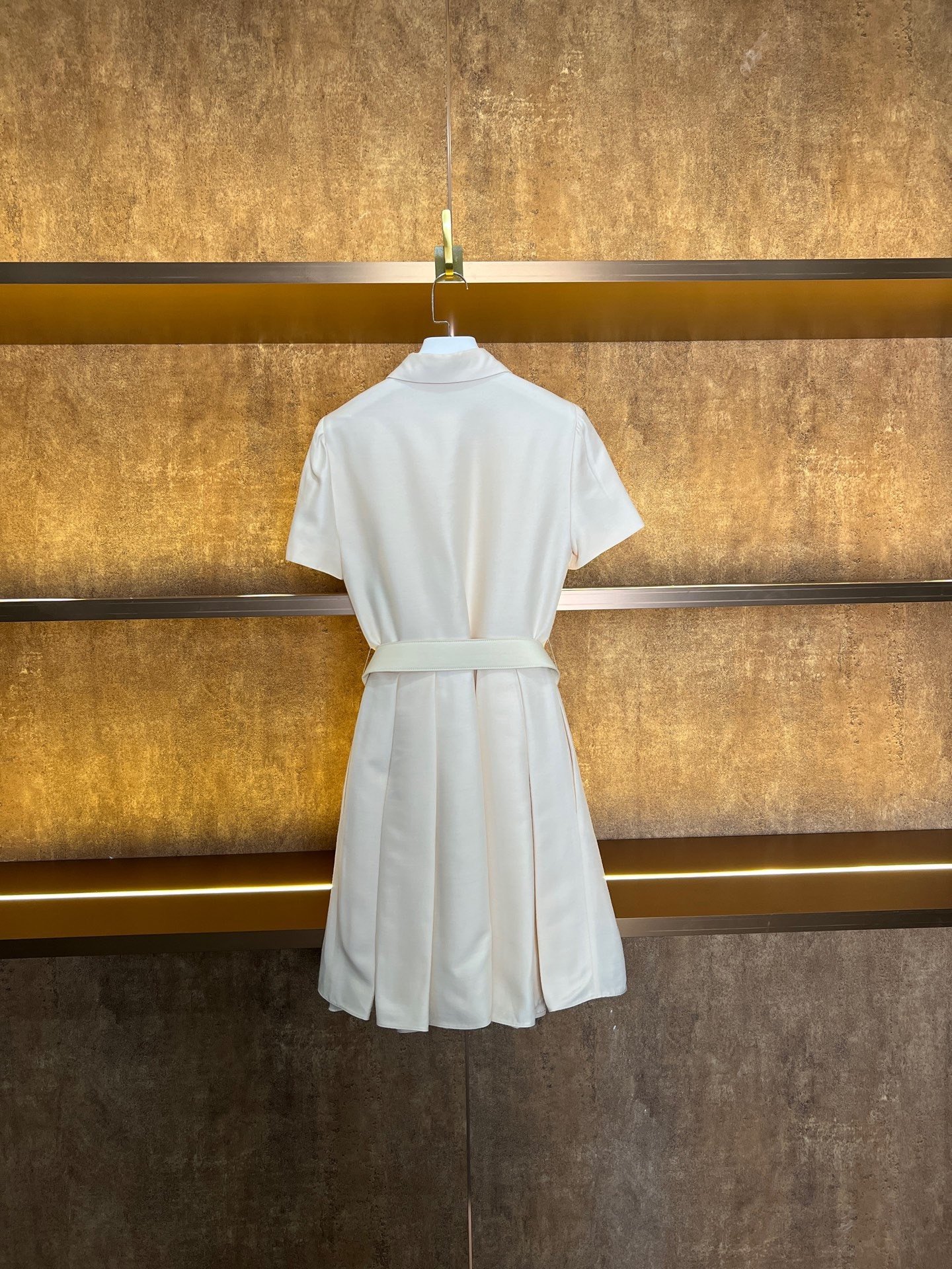 Dior Belted Shirt Dress — front