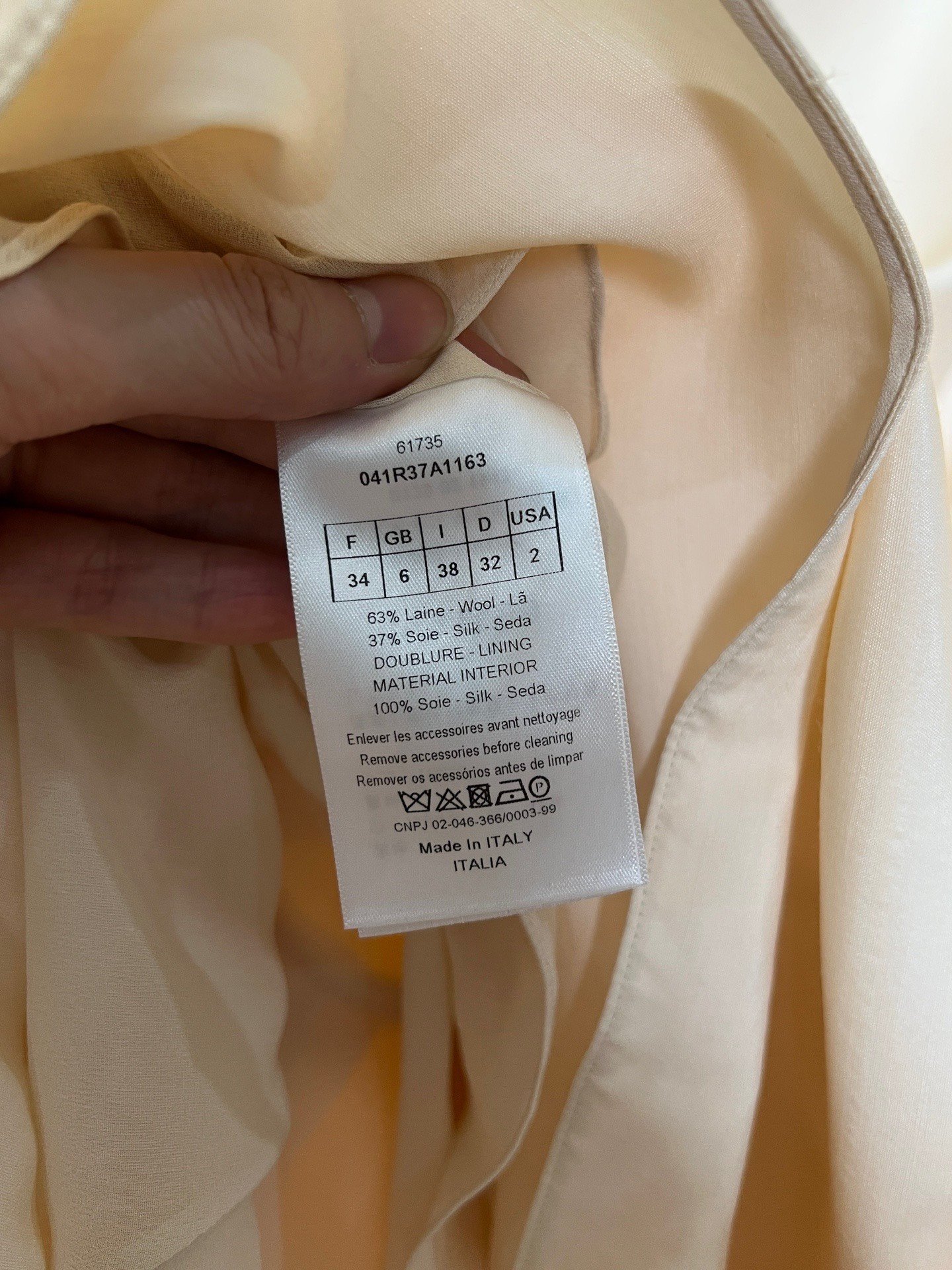 Dior Belted Shirt Dress — back