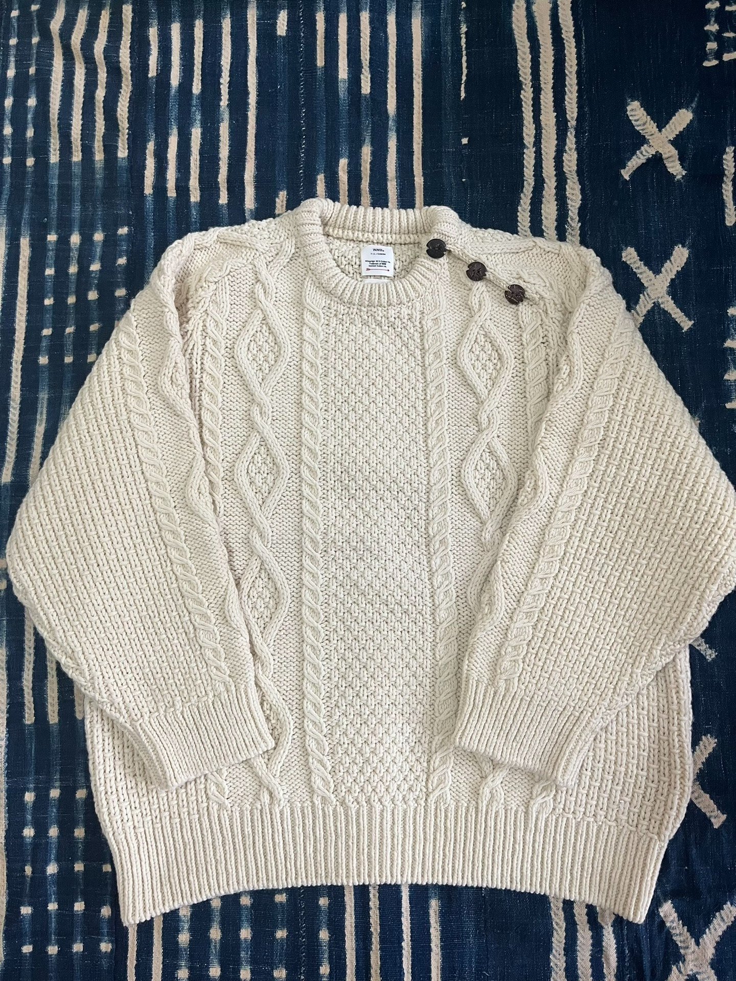 VISVIM 20AW BOLLARD CREW KNIT