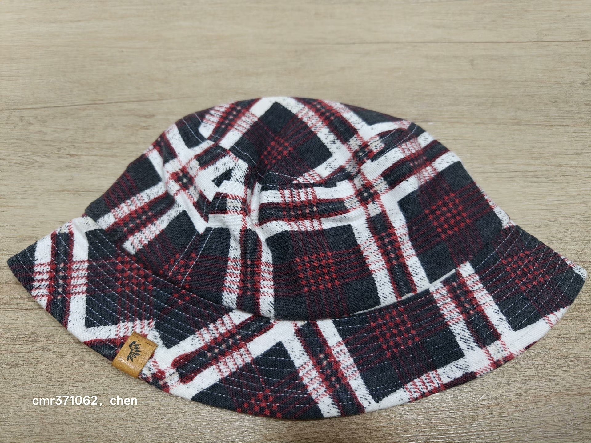 VISVIM 16SS DOME BUCKET HAT (PRINTED CHECK)