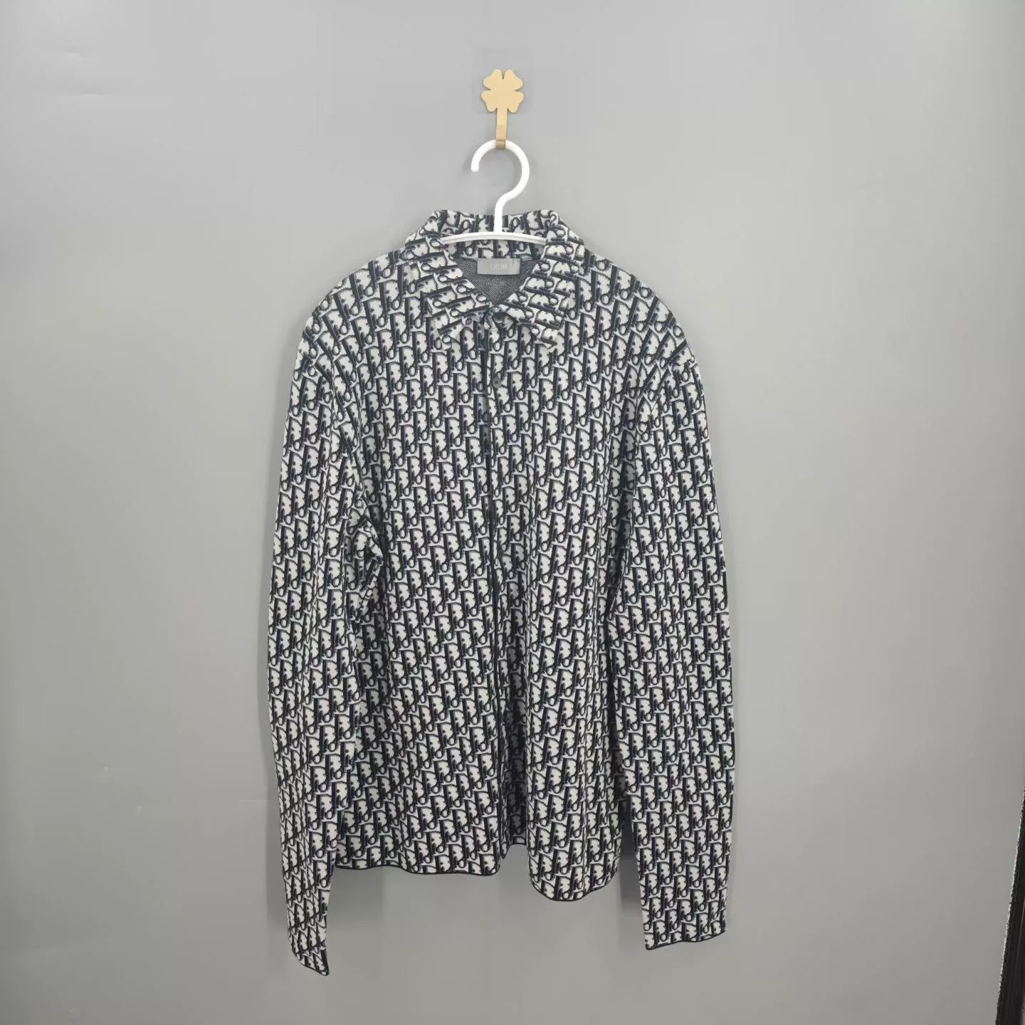 DIOR Classic Monogram Long-Sleeve Shirt