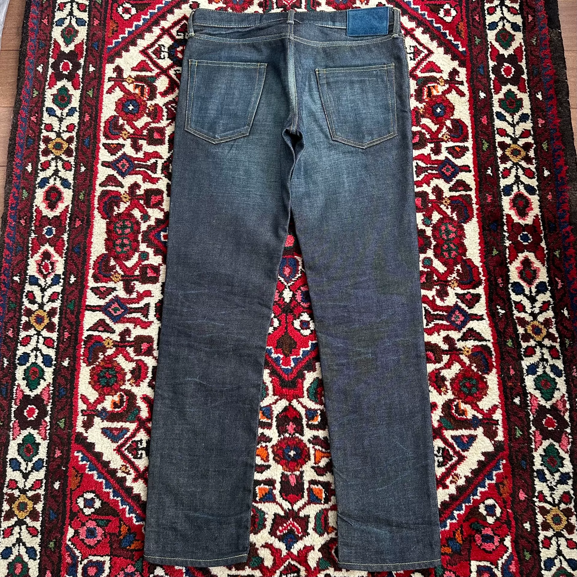 visvim 15ss 04nw washed jeans — front