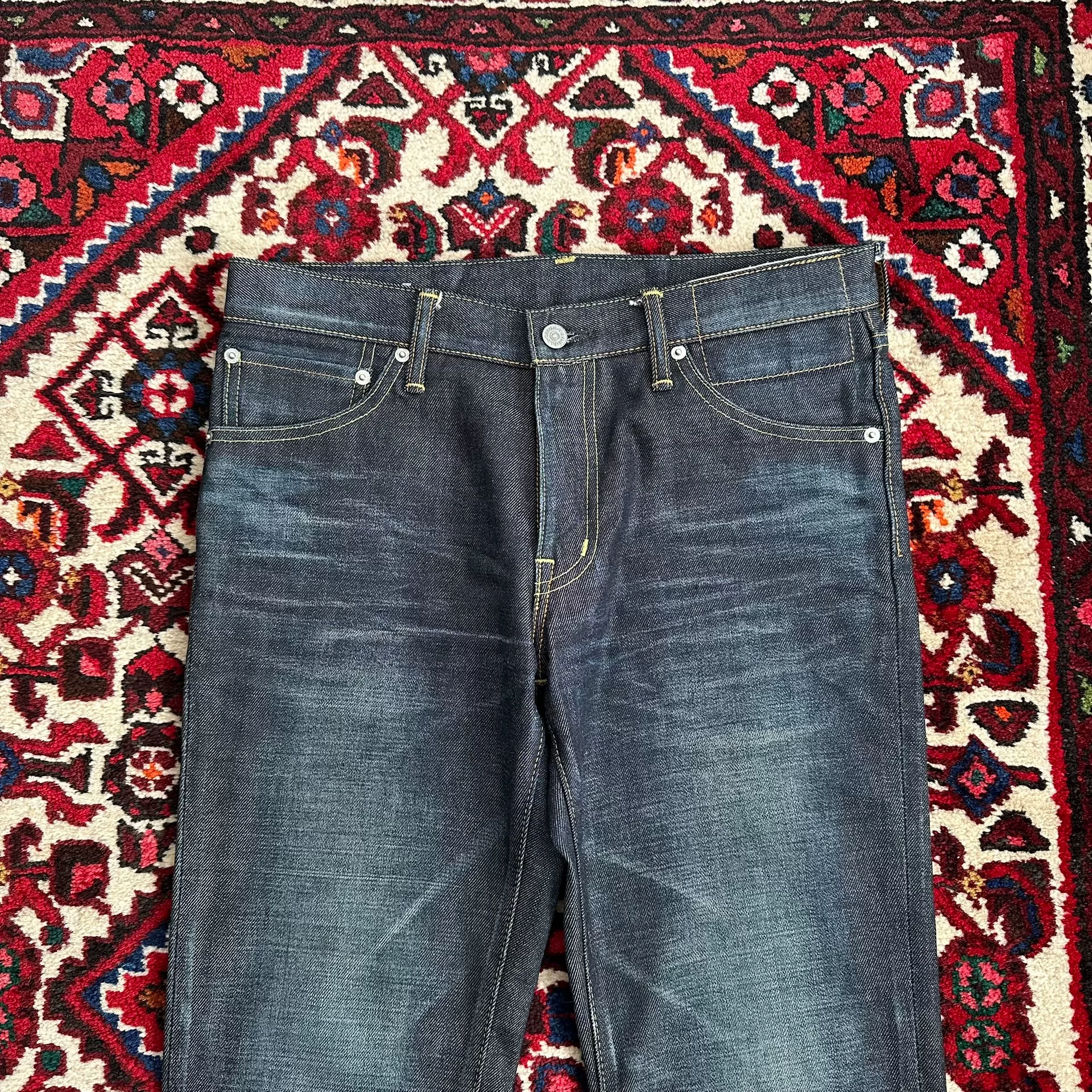 visvim 15ss 04nw washed jeans — back
