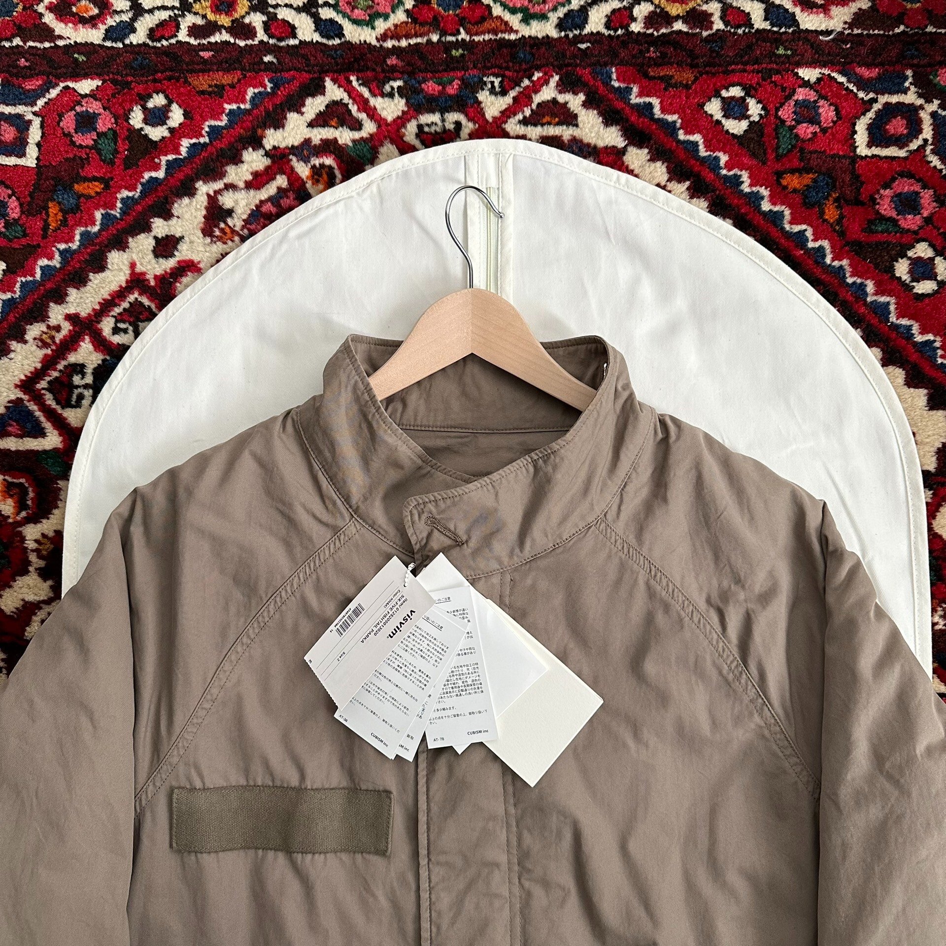 VISVIM 25AW SIX FIVE FISHTAIL PARKA — back