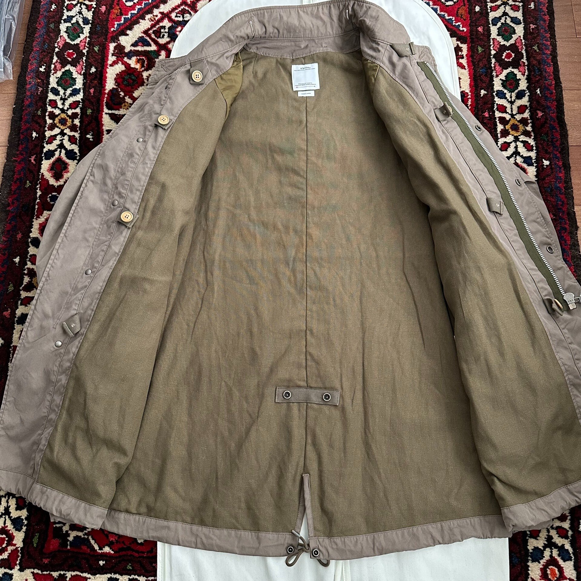 VISVIM 25AW SIX FIVE FISHTAIL PARKA — detail