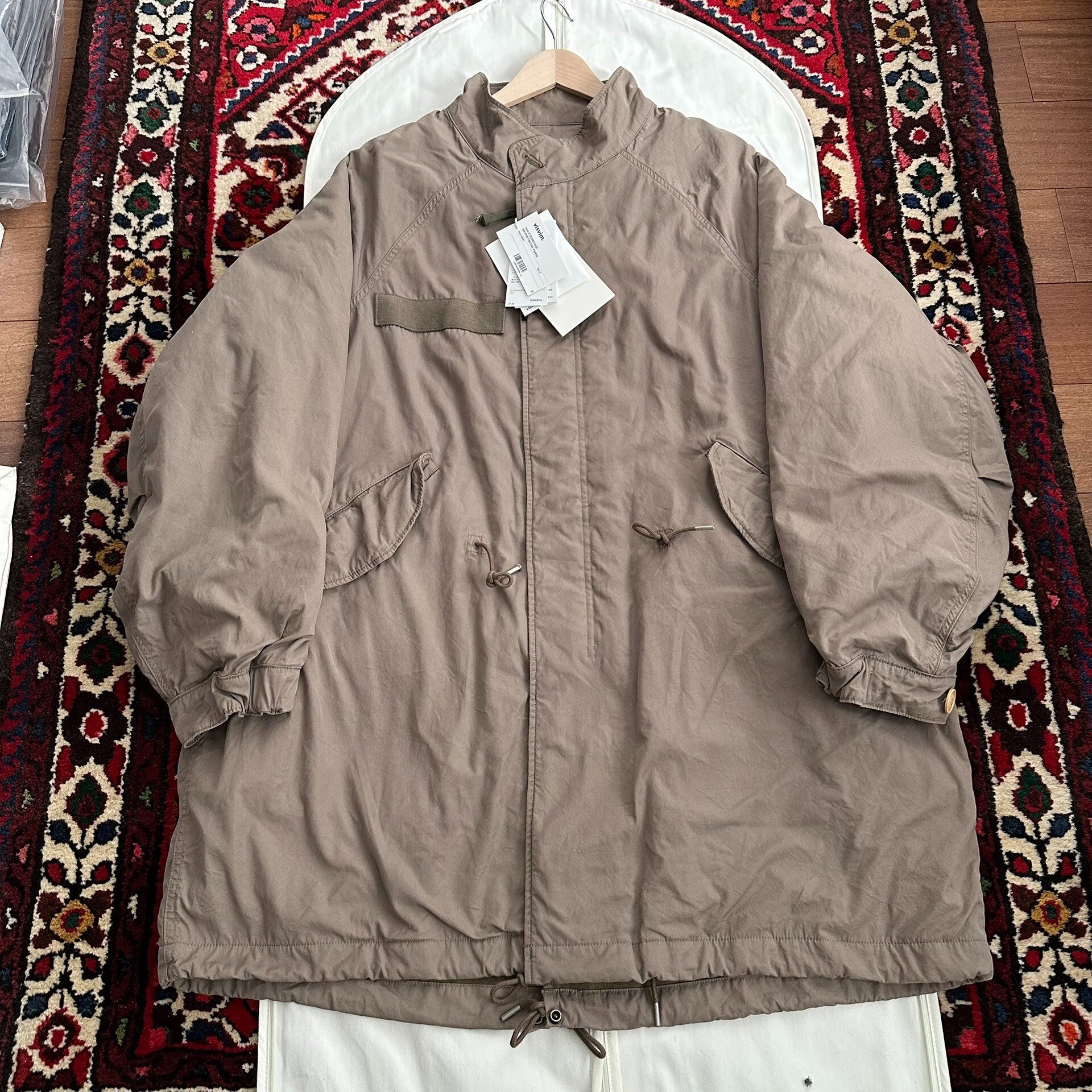 VISVIM 25AW SIX FIVE FISHTAIL PARKA — front