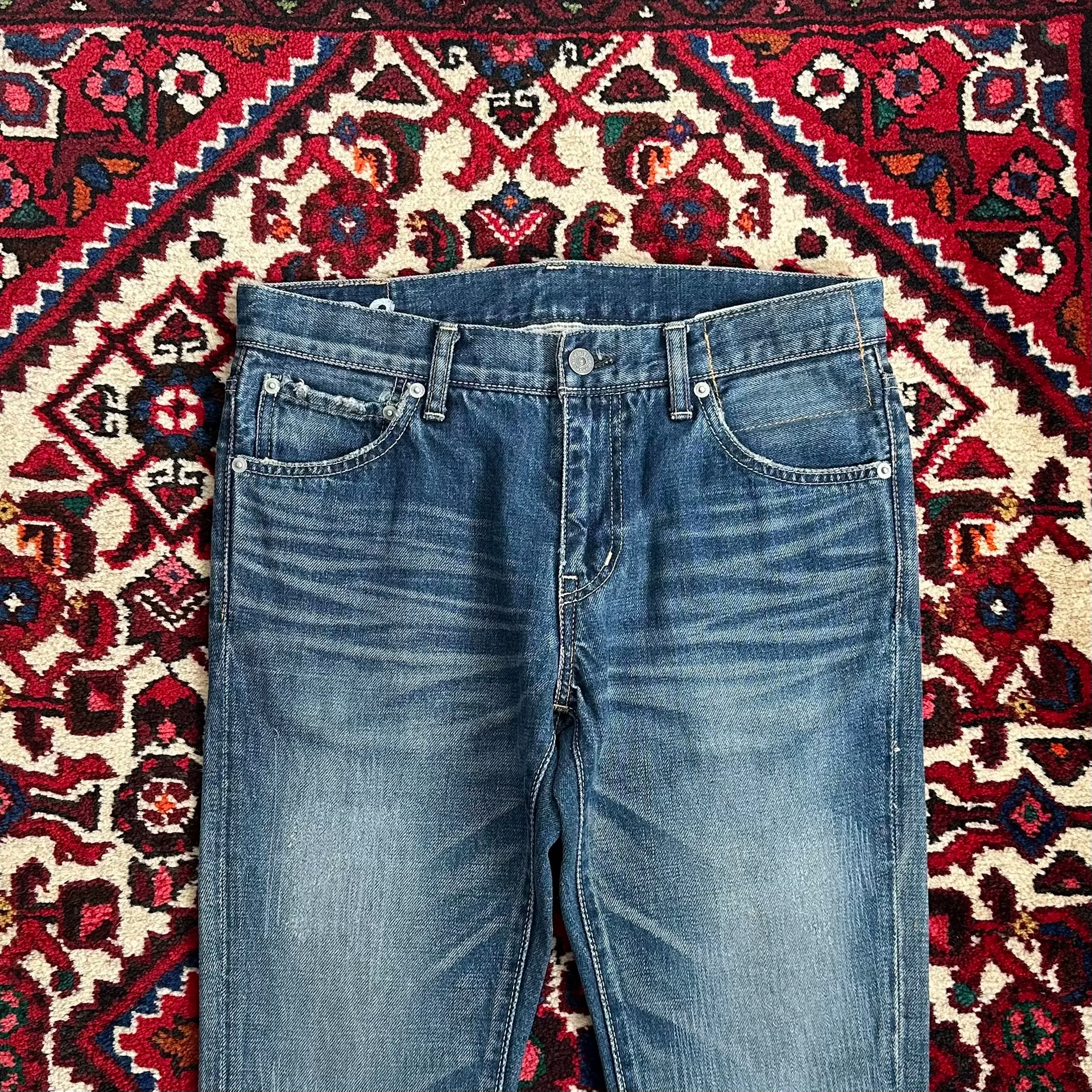 visvim 06d3 Washed Jeans — detail
