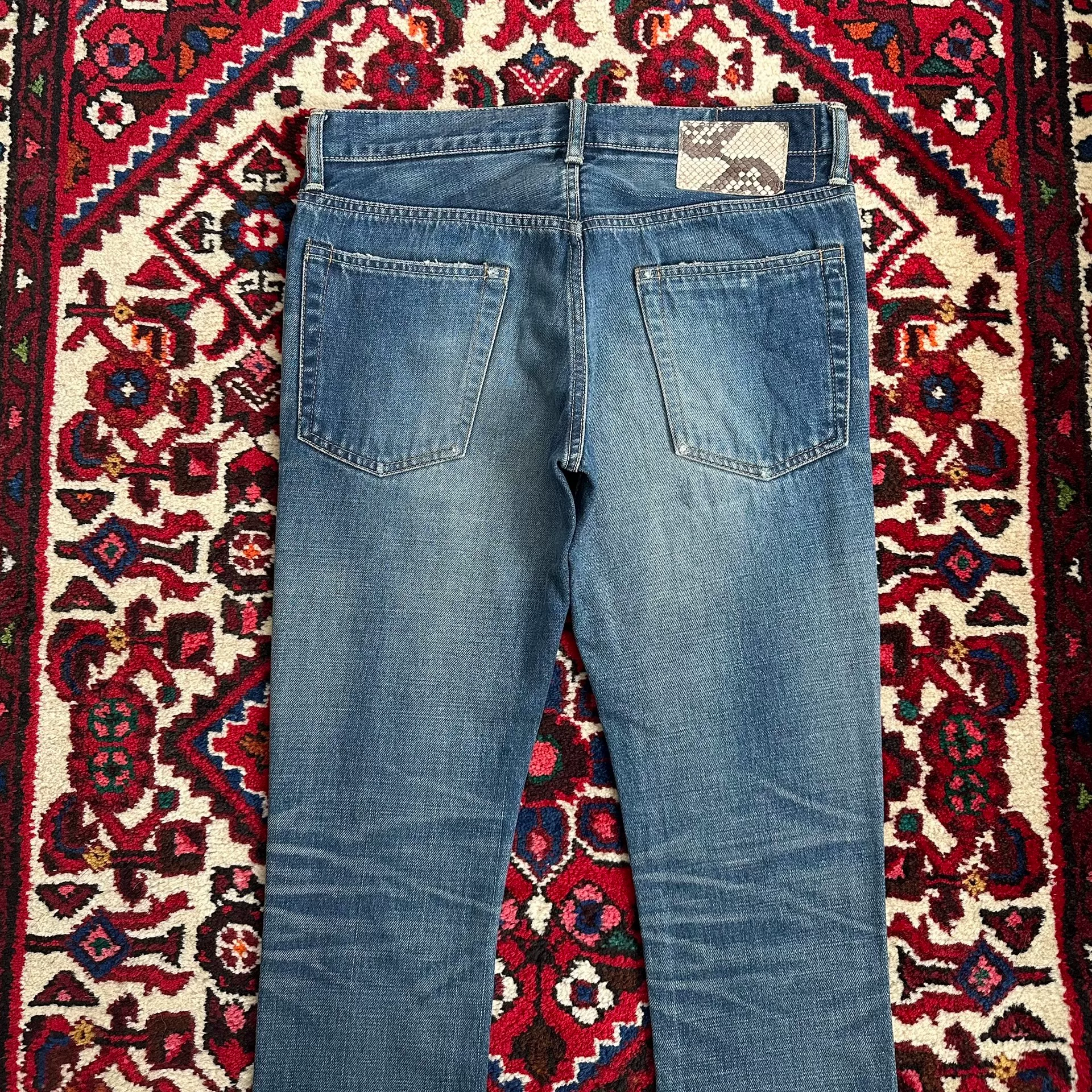 visvim 06d3 Washed Jeans — back