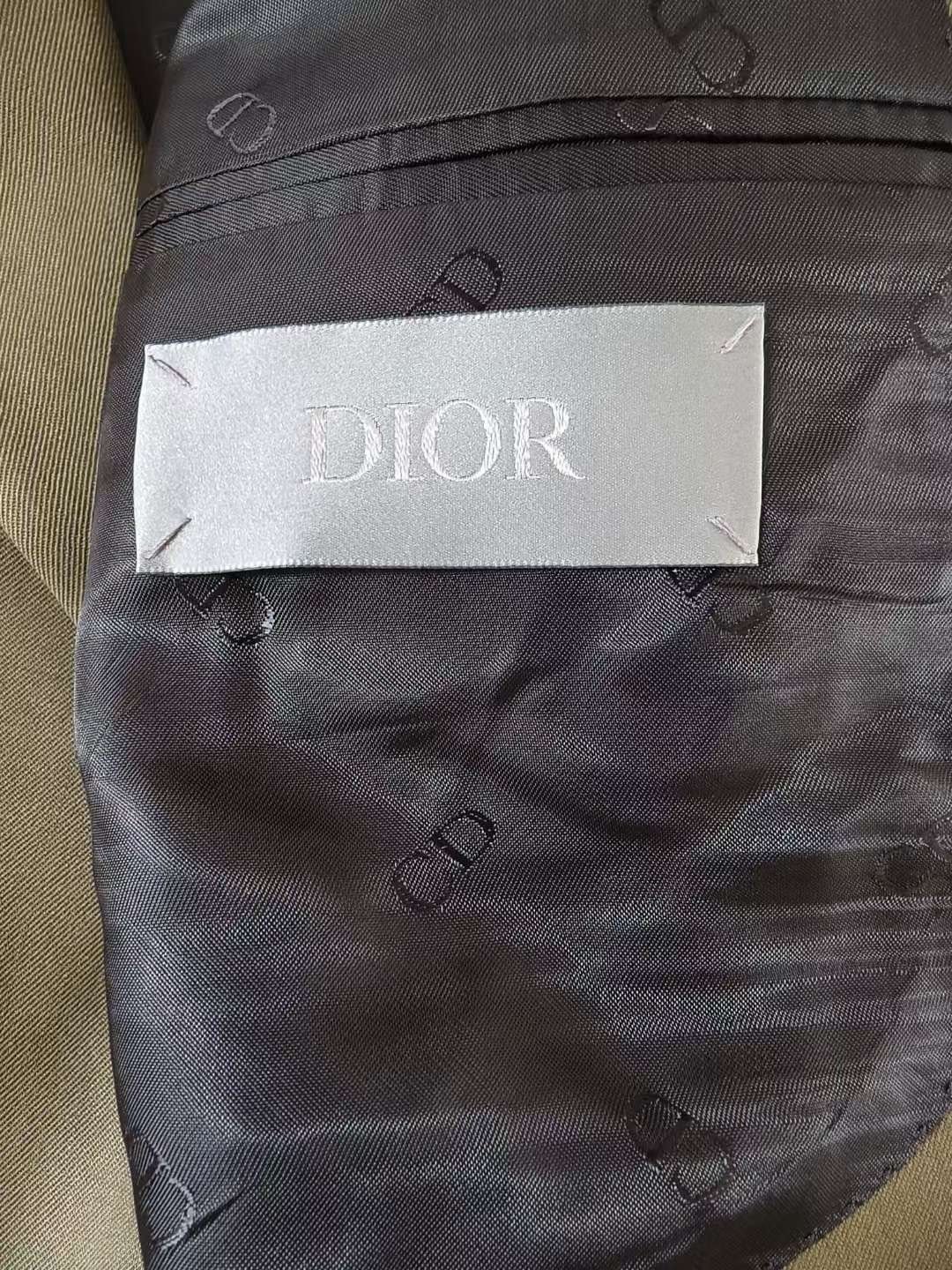 Dior x Travis Scott Solid Buckle Blazer — detail